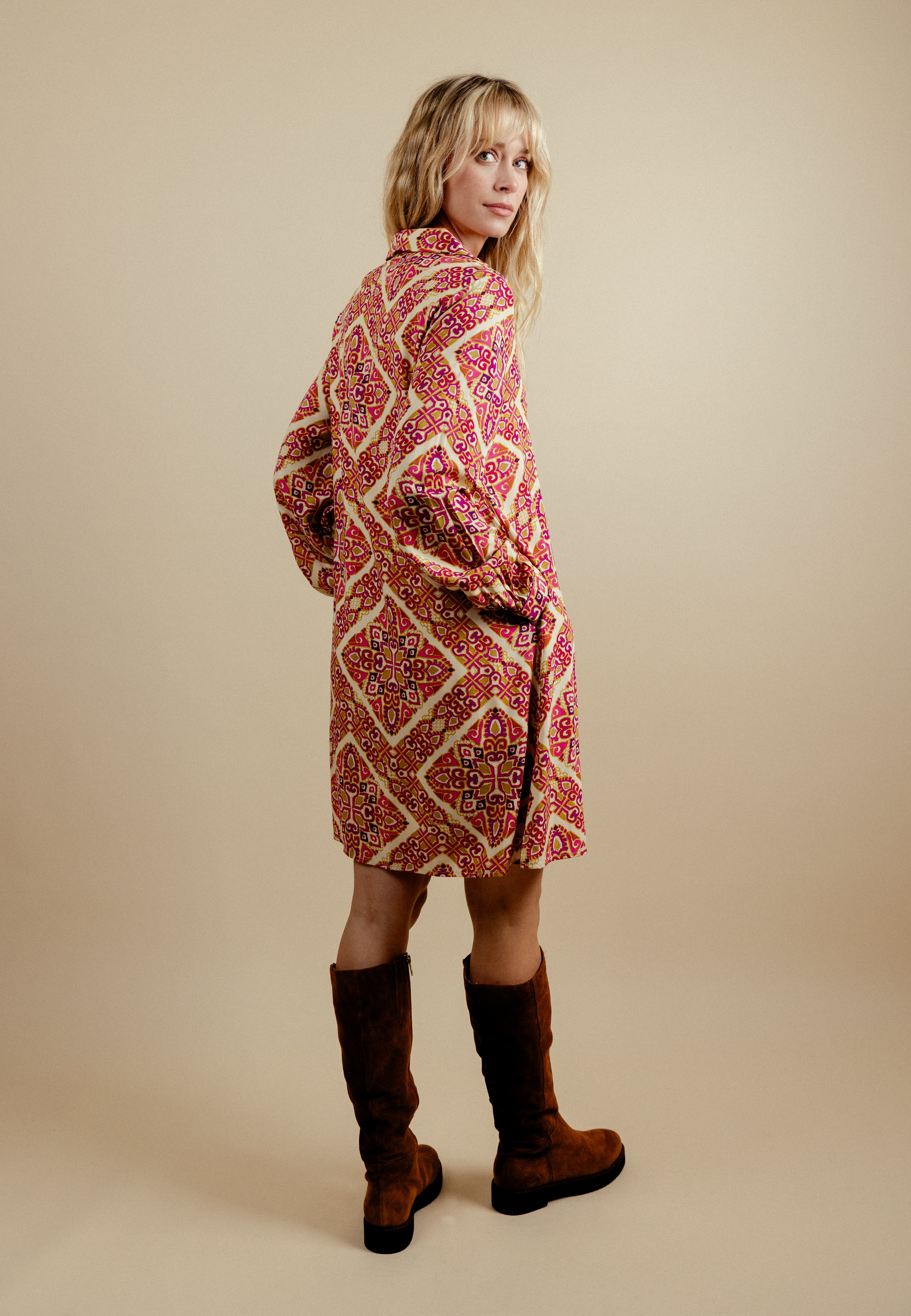 OLIVINE BOOTS - Cognac