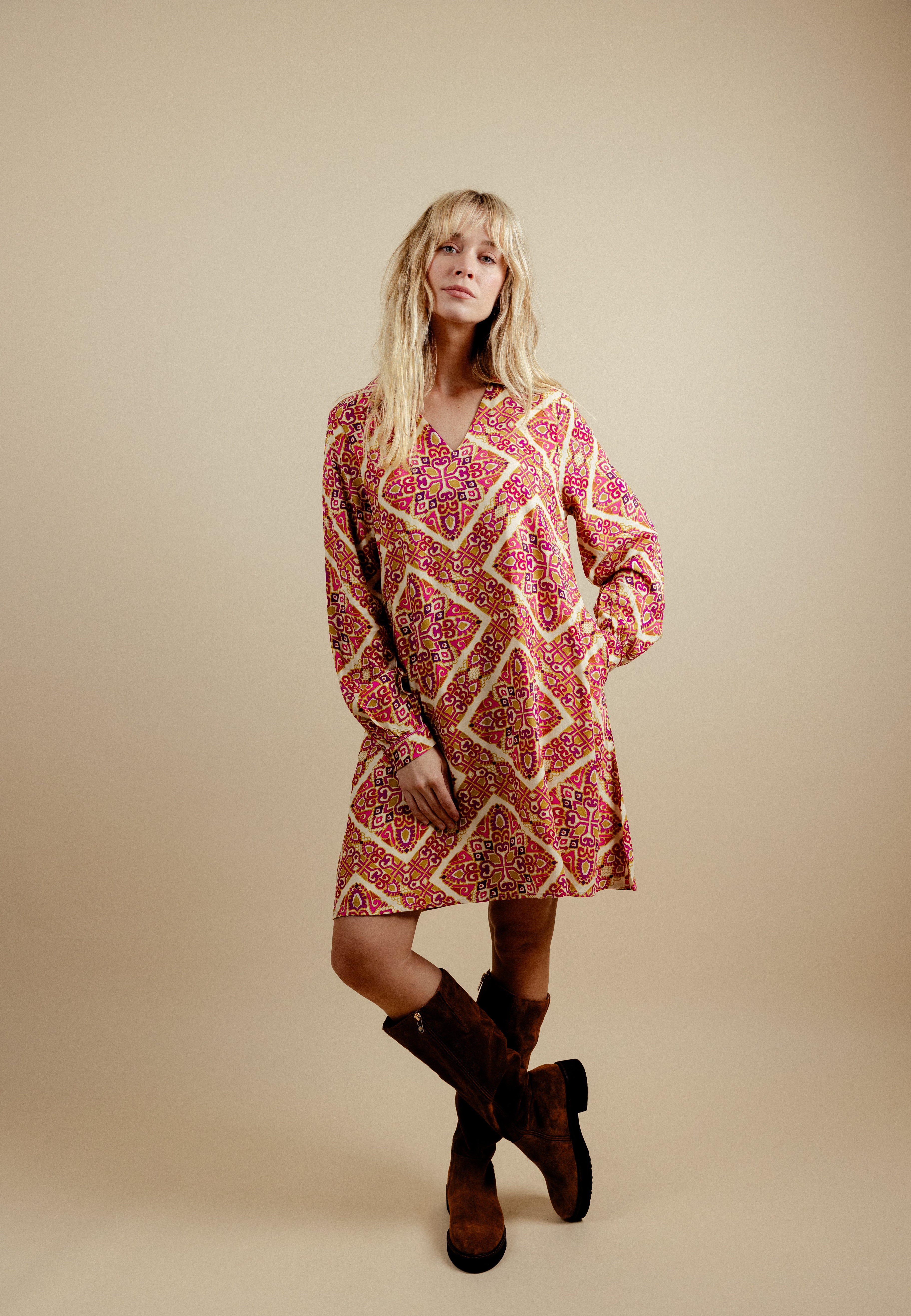OLIVINE BOOTS - Cognac