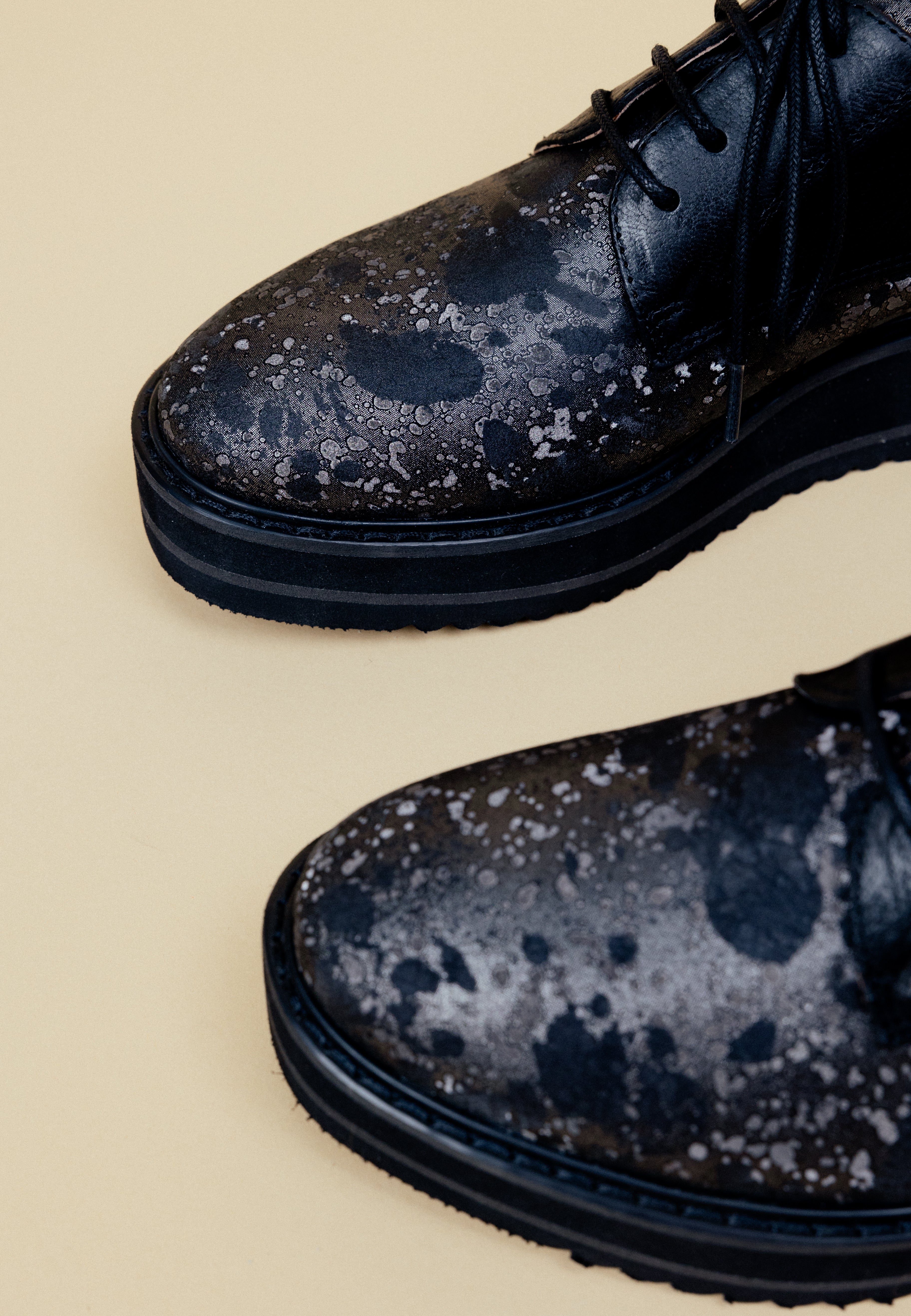 DERBIES ORPLOU - Noir Motif