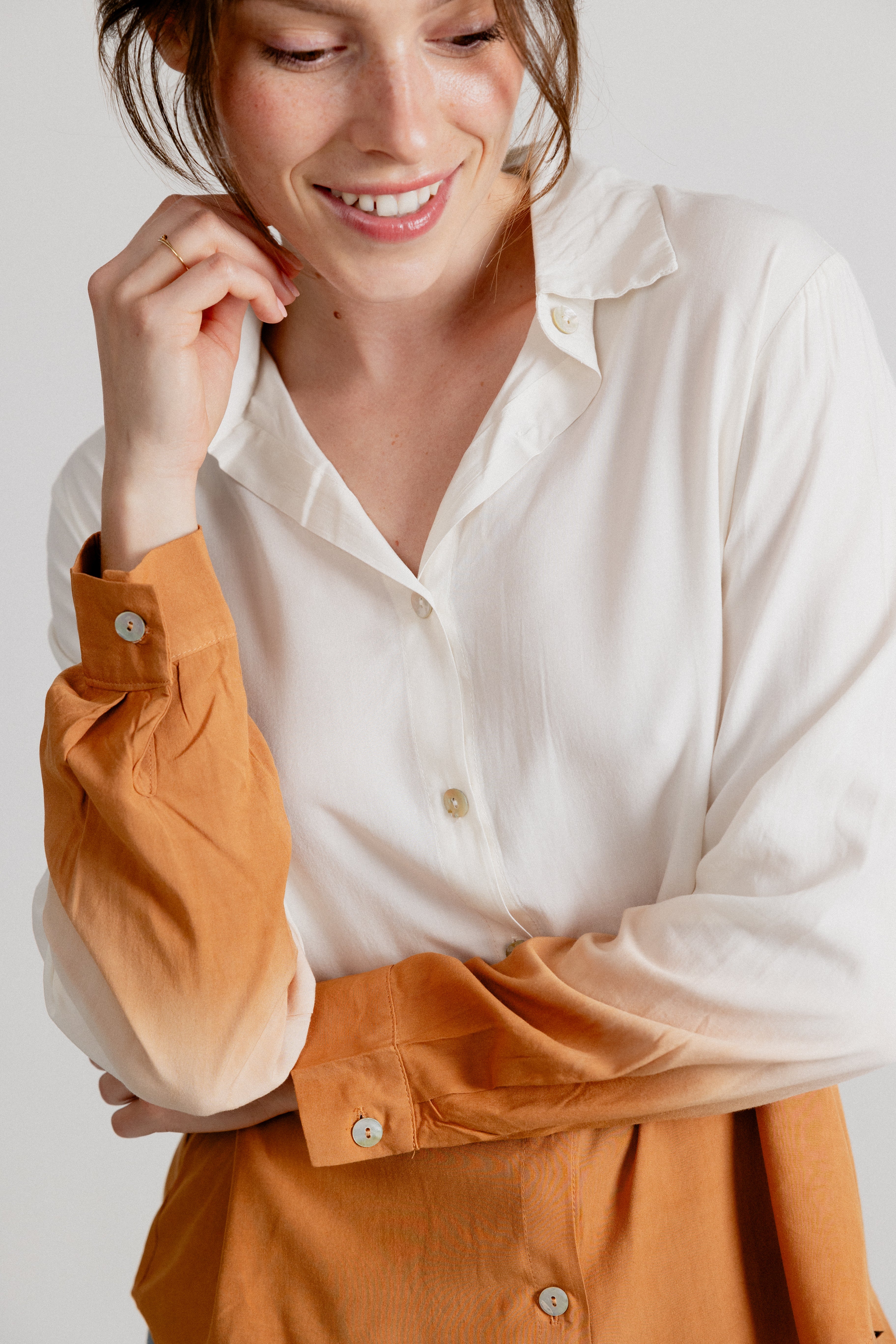 CHEMISE PAMPILLE - CAMEL