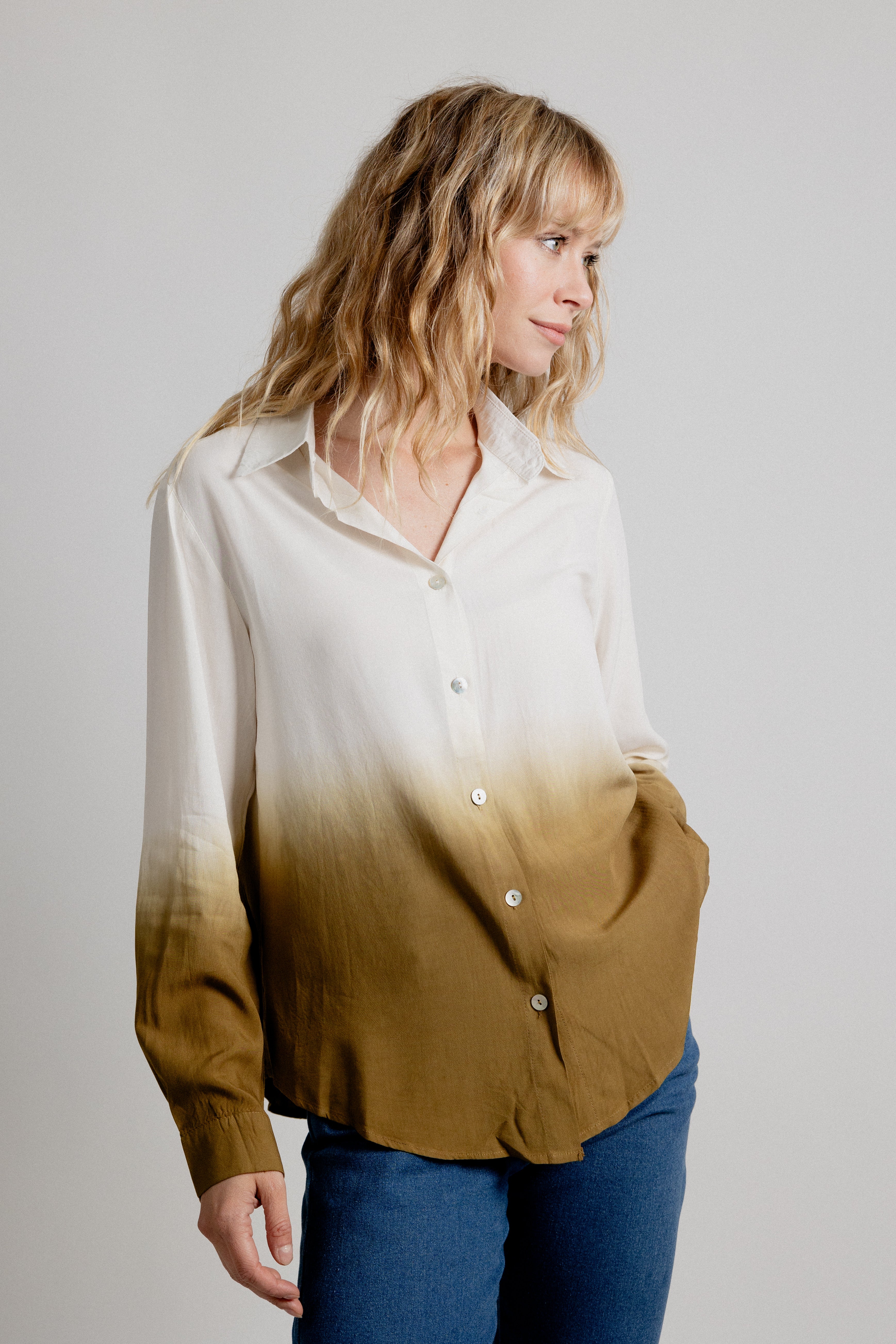 CHEMISE PAMPILLE - KAKI