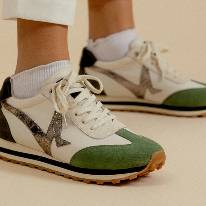 BASKETS COLETTE - VERT