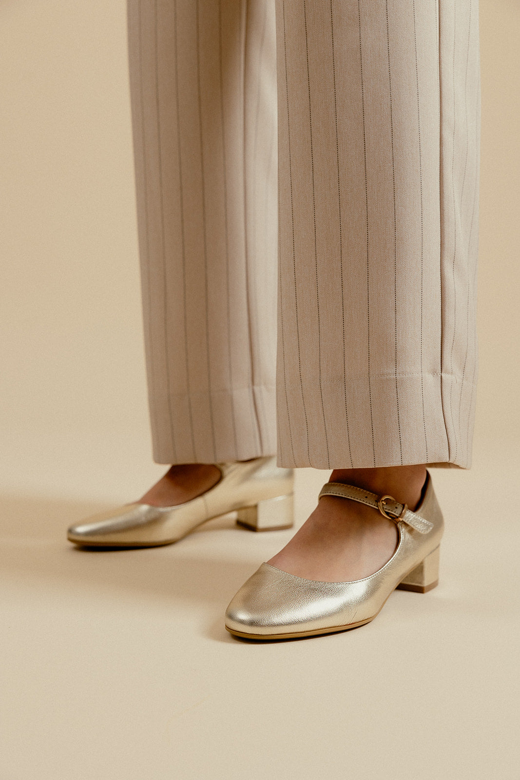 BALLERINES DORIE - PLATINE