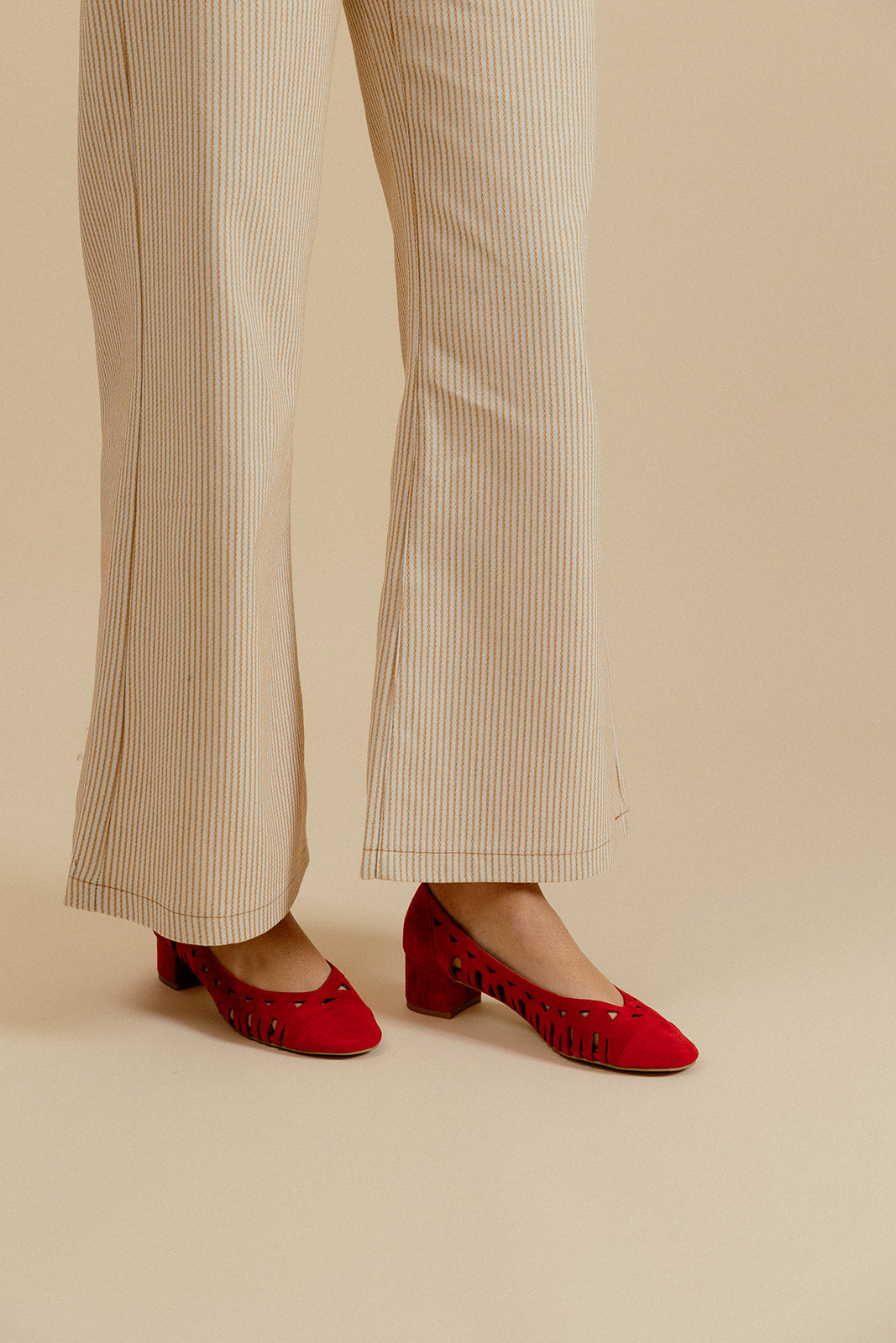 BALLERINES JULIA - ROUGE