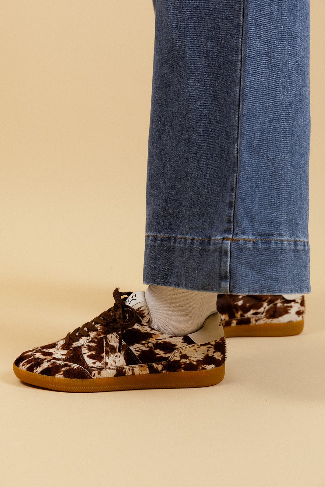 CHERRY - Baskets en cuir Tiramisu