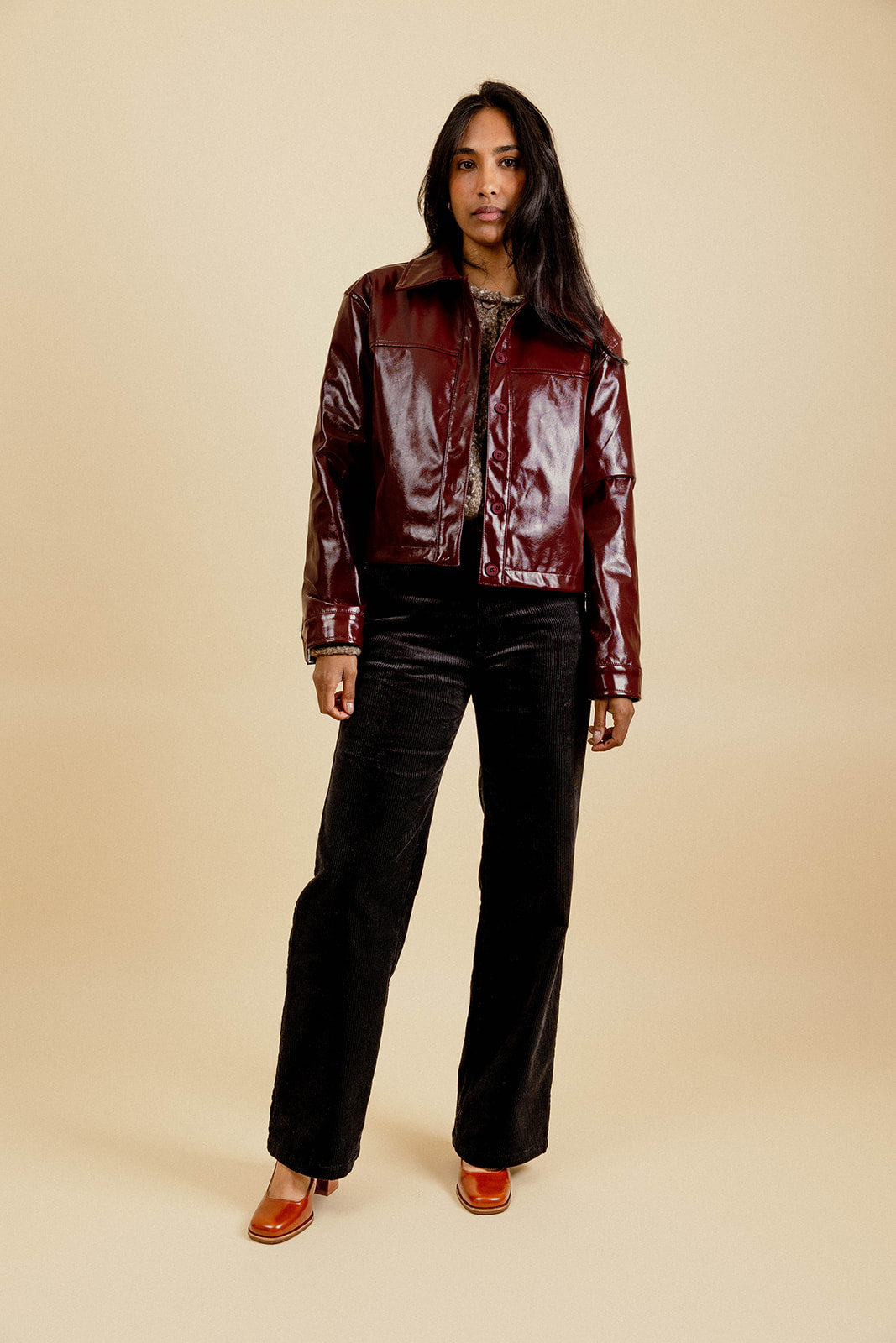 PHILIPPA JACKET - BURGUNDY