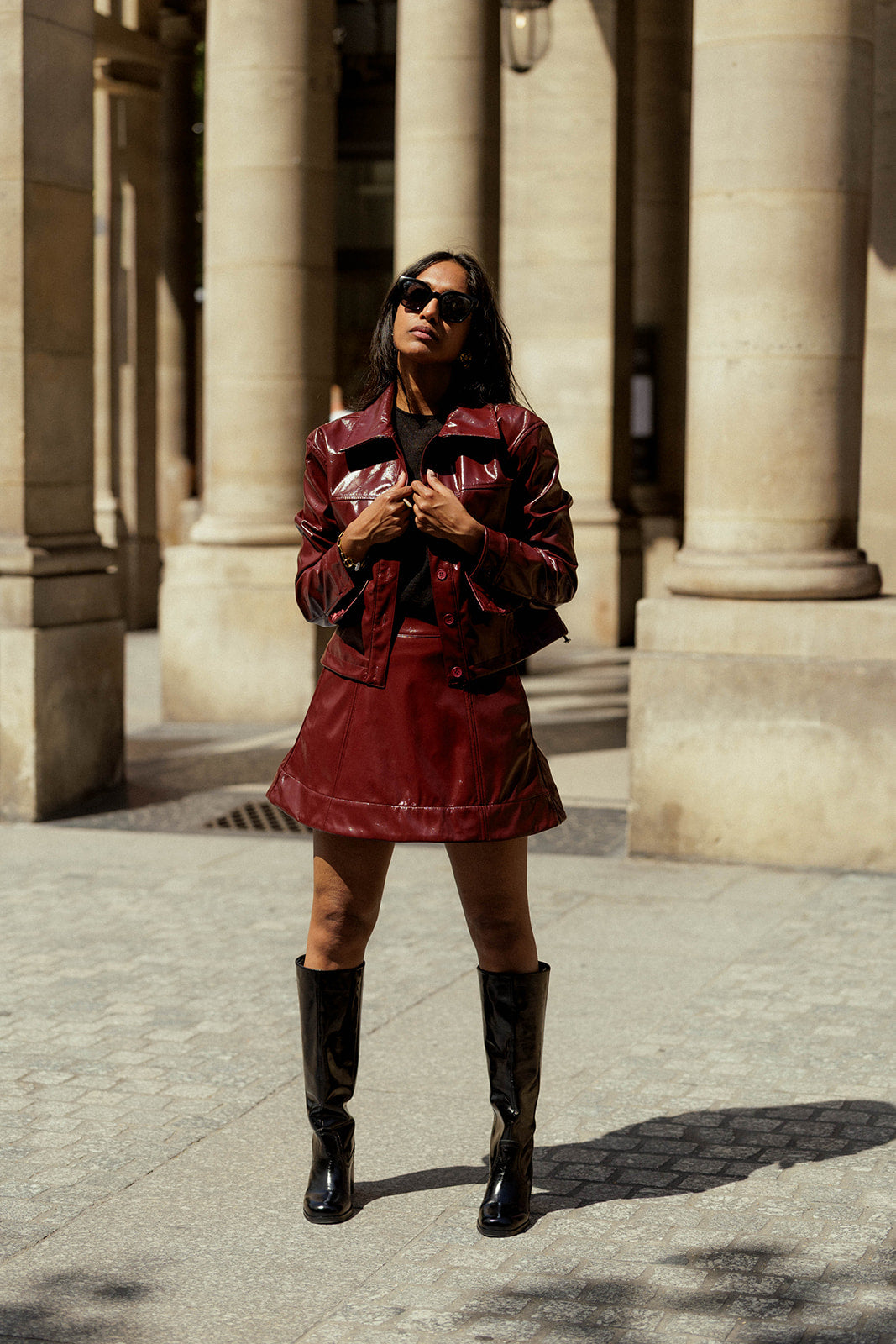 JUPE PENELOPE - BORDEAUX