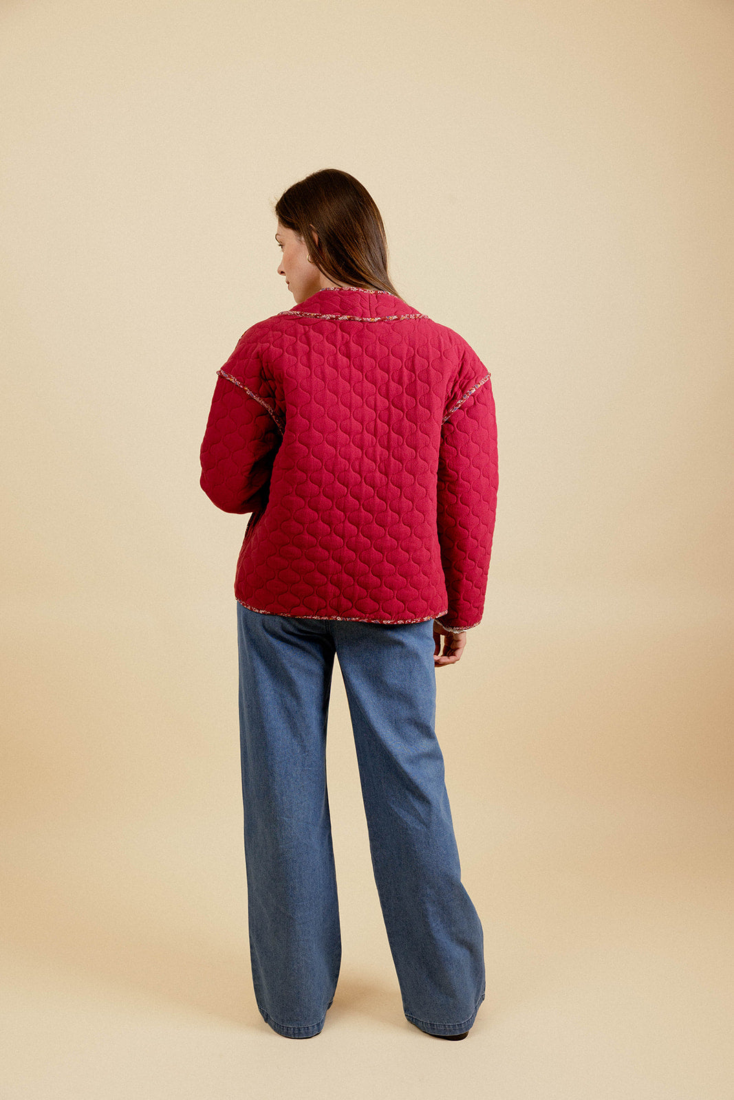 PIA COAT - BORDEAUX