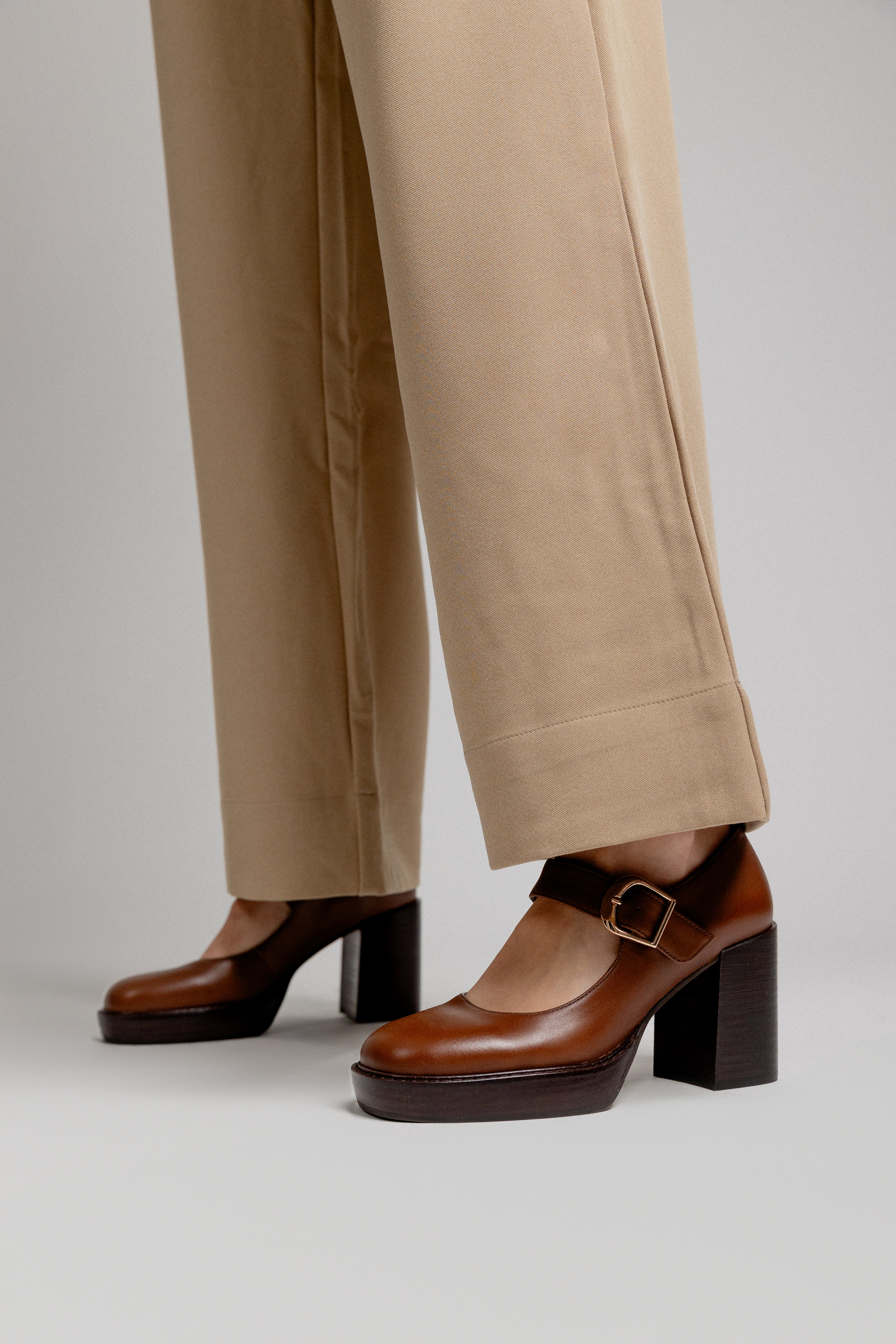 ESCARPINS ROSIA - COGNAC