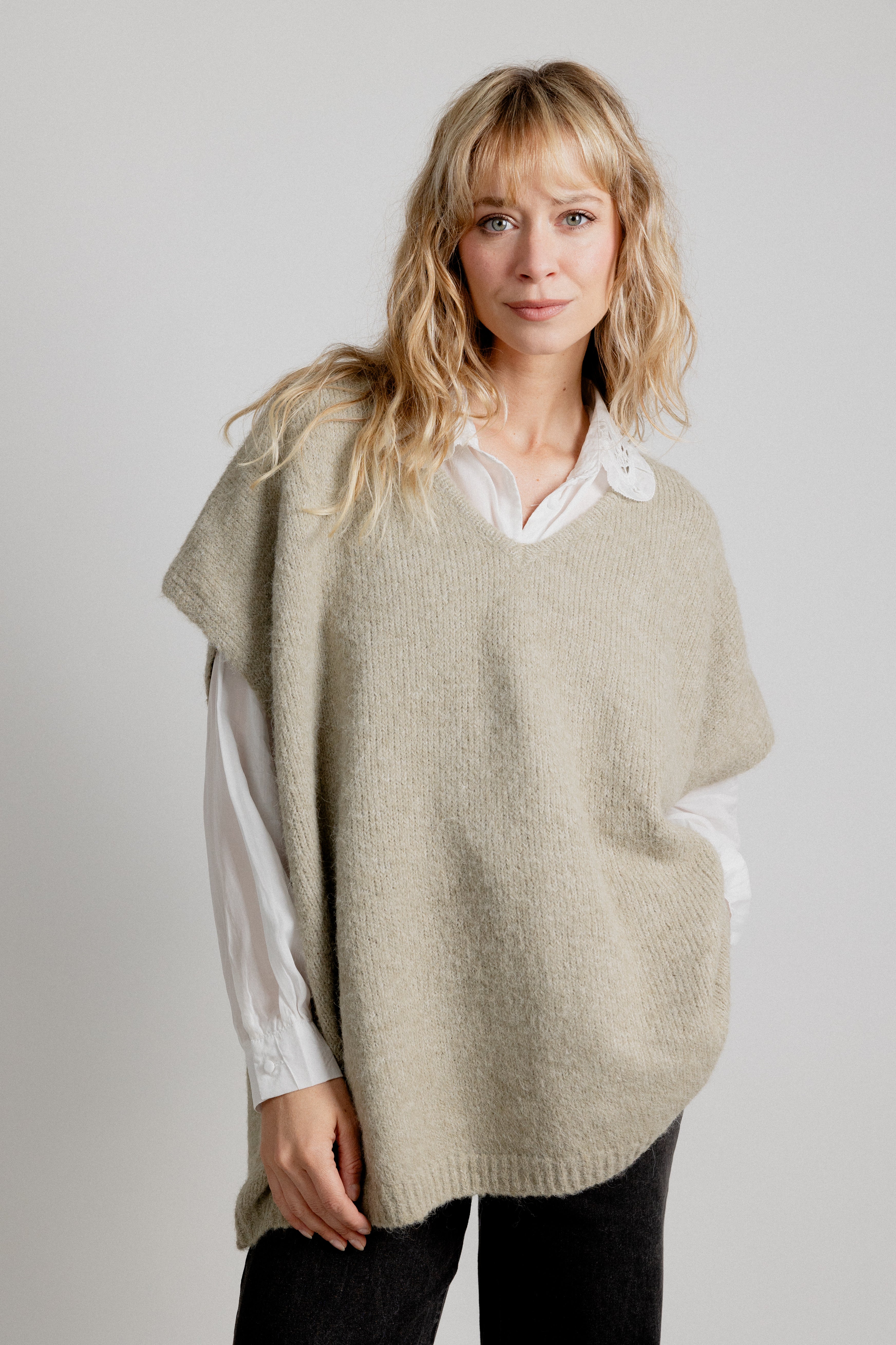 PULL SILOE - TAUPE