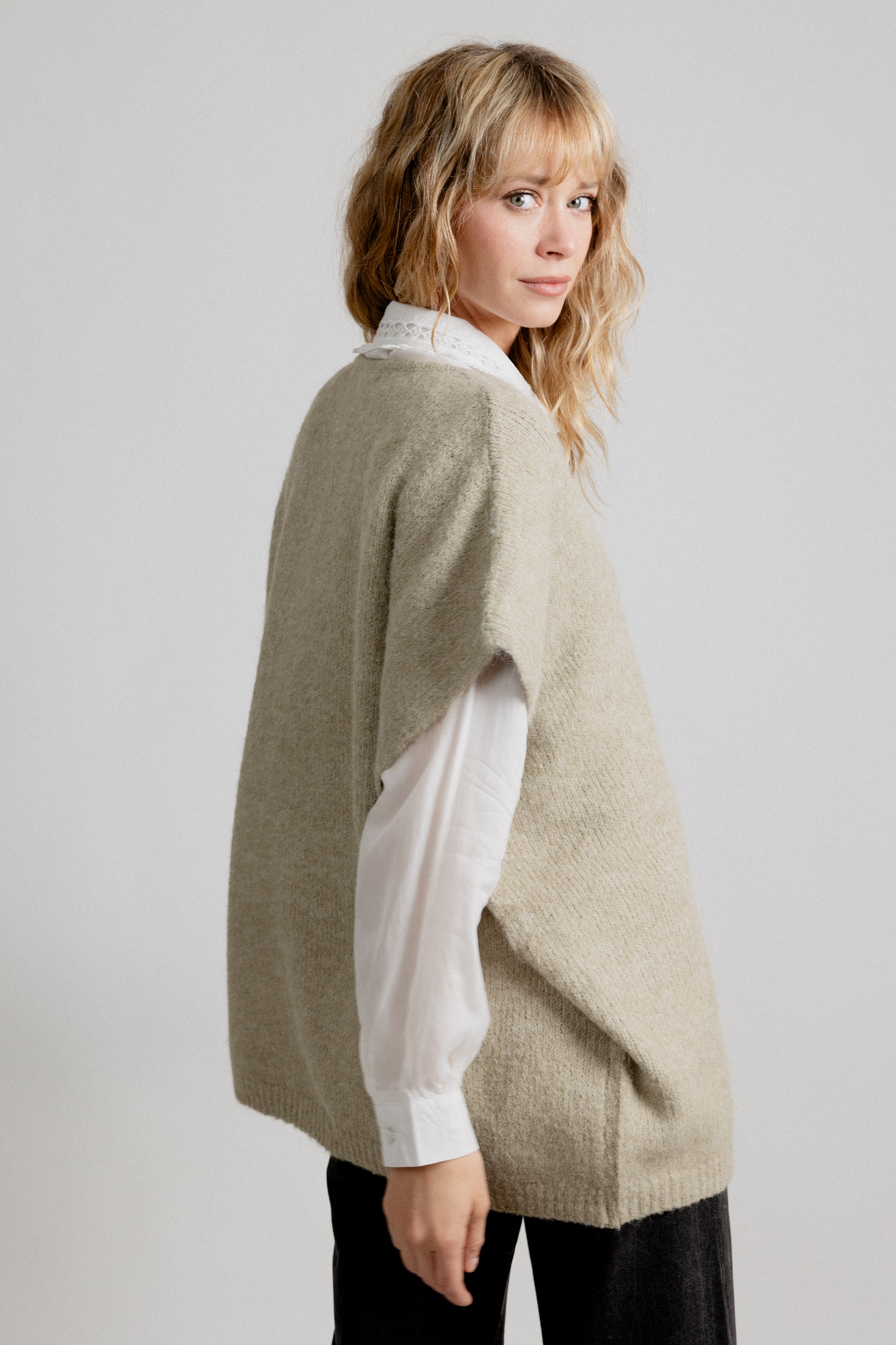 PULL SILOE - TAUPE