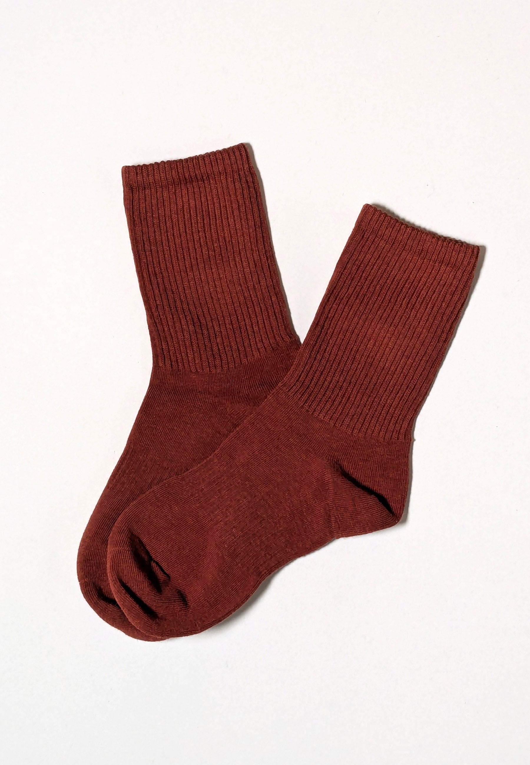 CHAUSSETTES ROSO - BRIQUE
