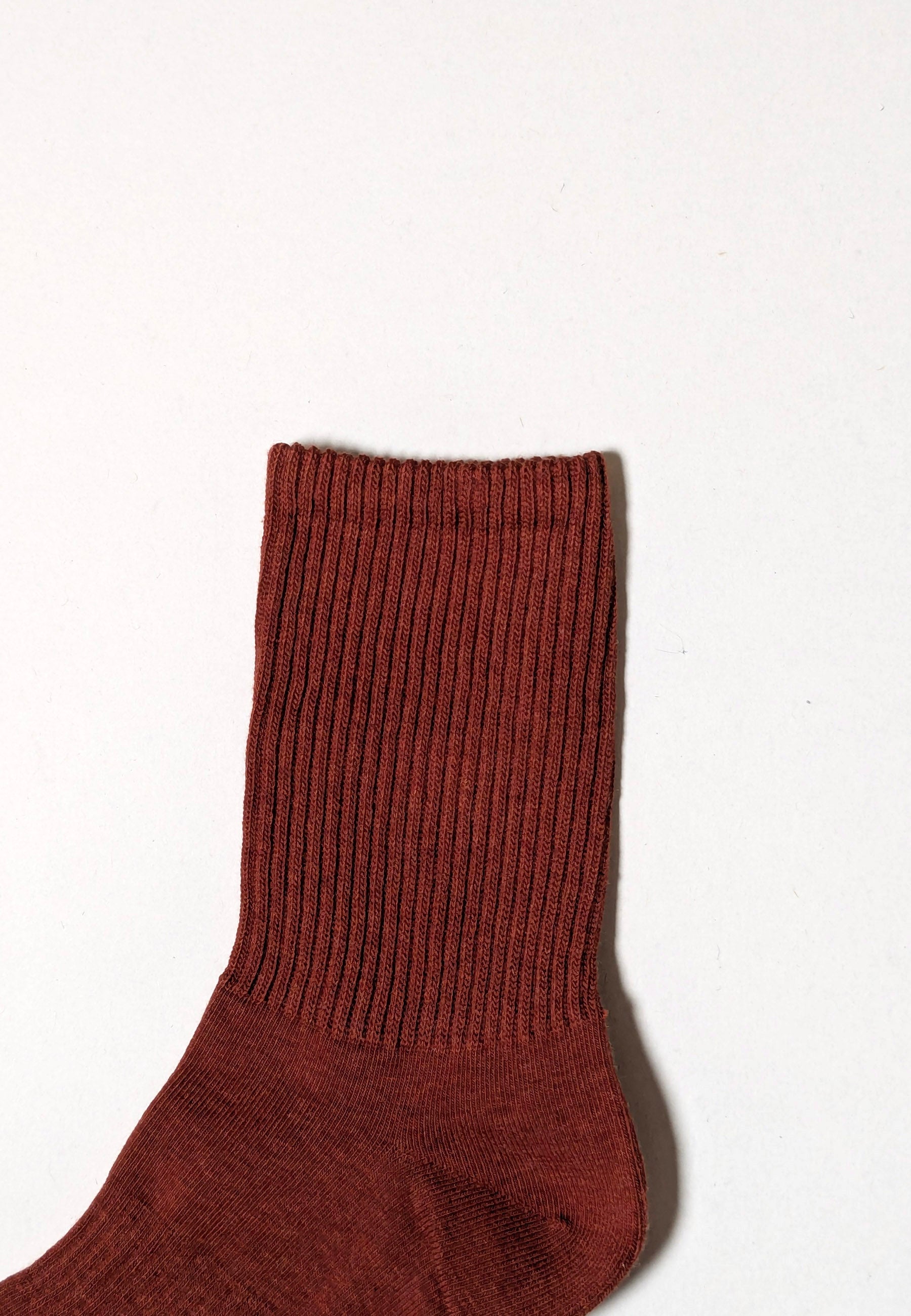 CHAUSSETTES ROSO - BRIQUE