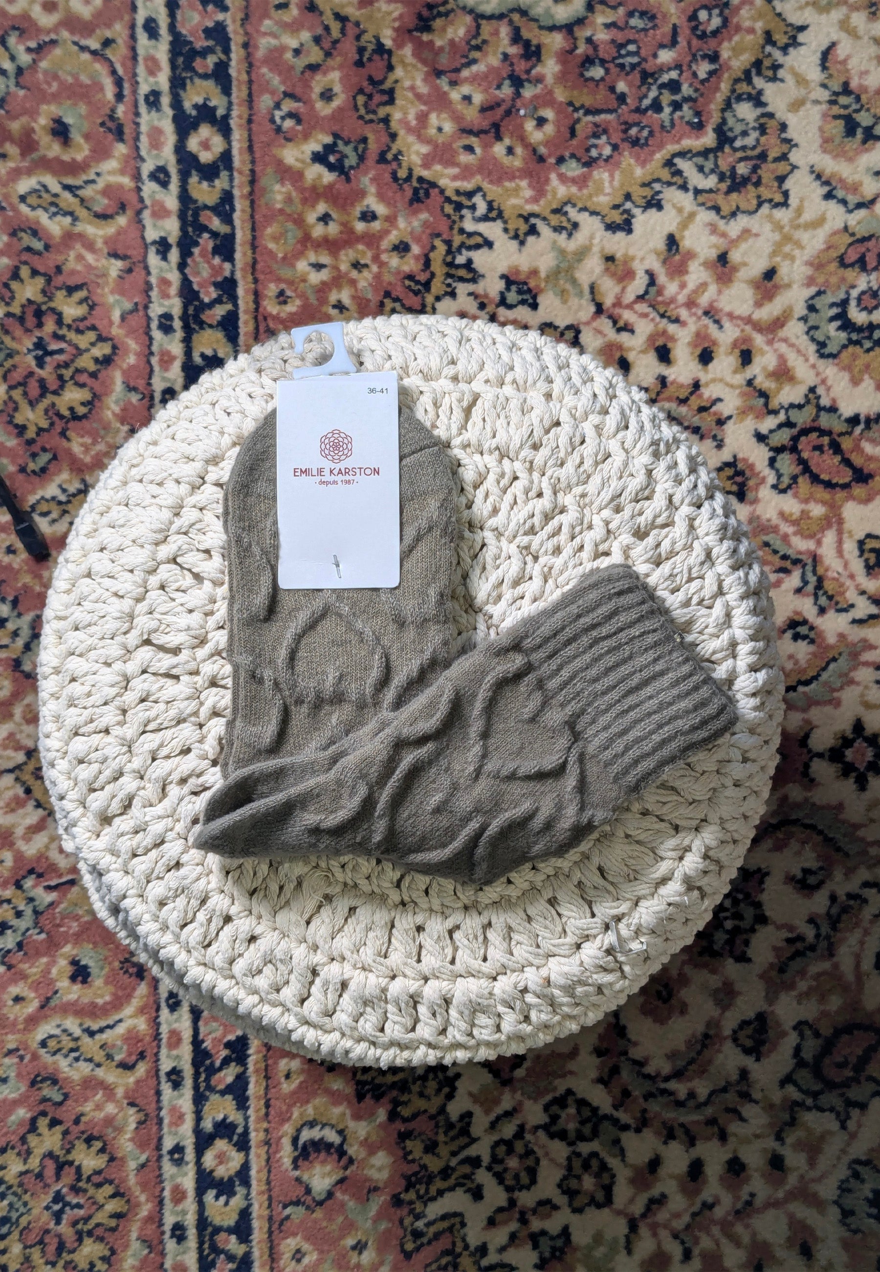 CHAUSSETTES LUNE - GRIS