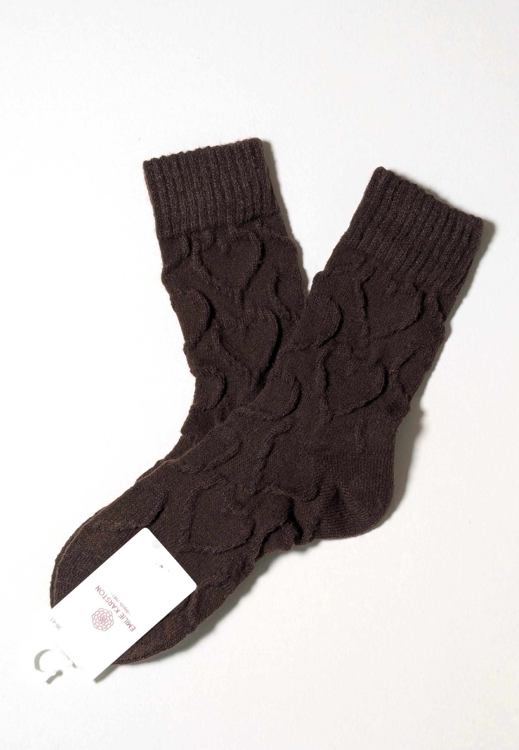 CHAUSSETTES LUNE - MARRON