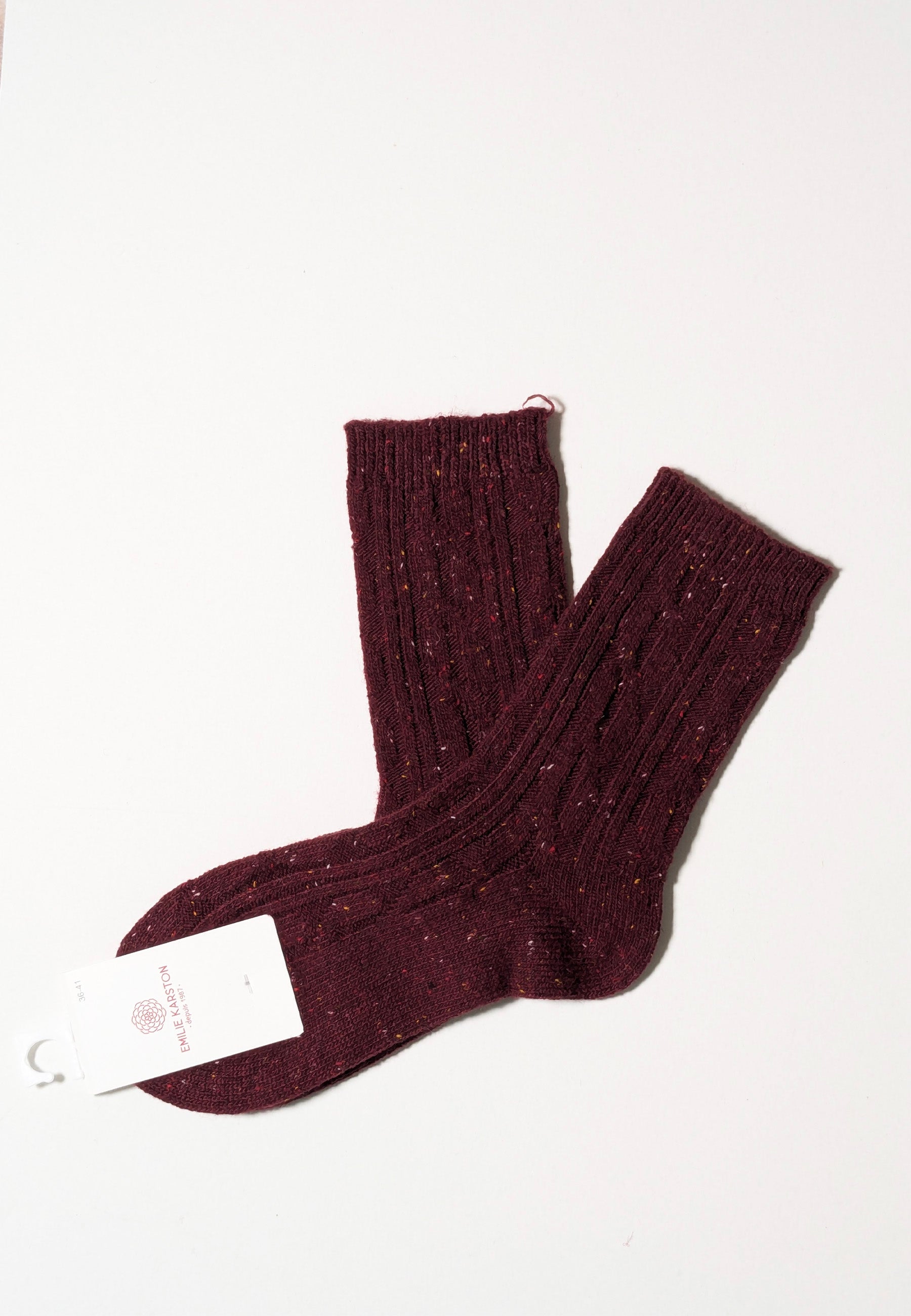 CHAUSSETTES SOCKY - BORDEAUX