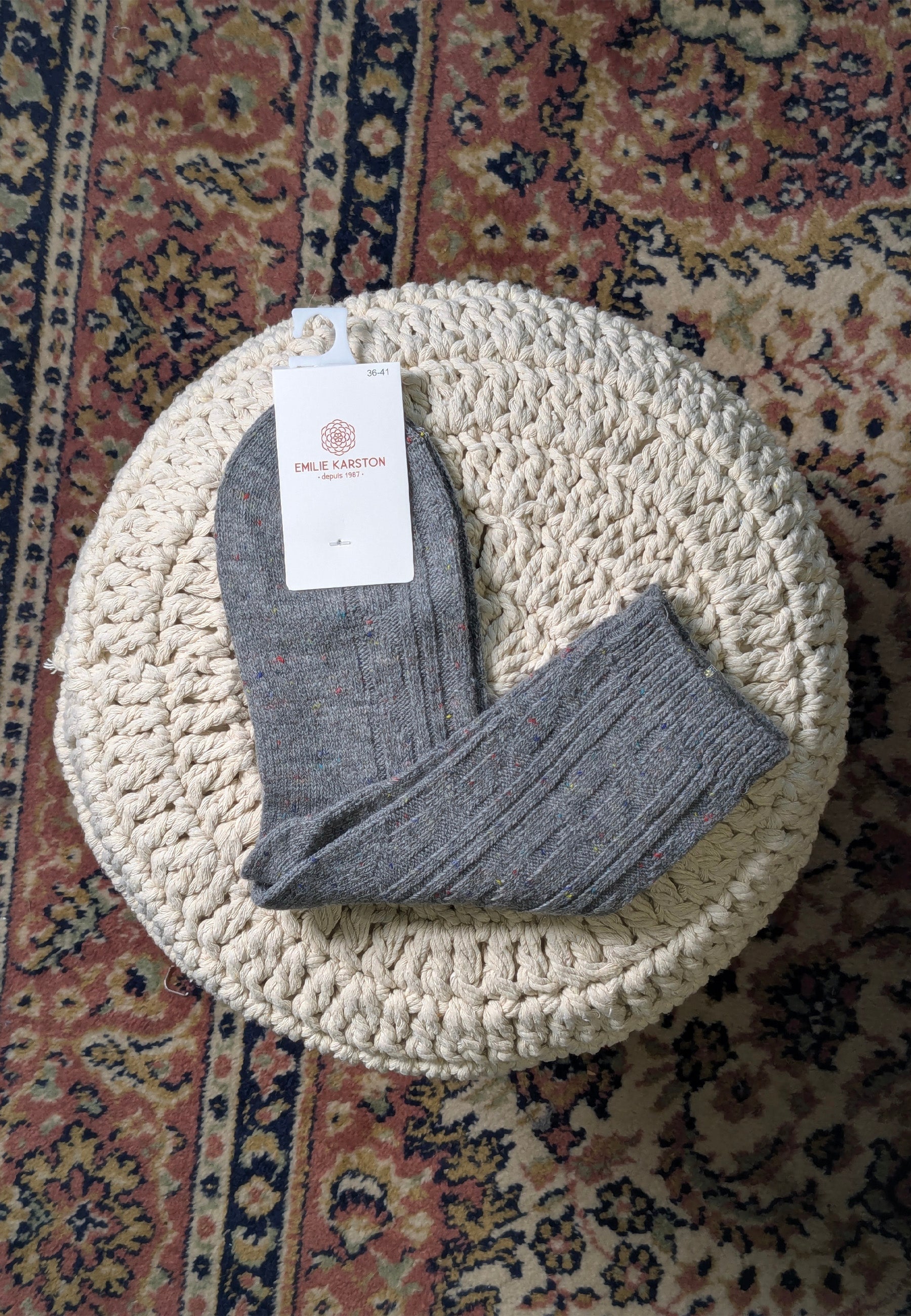 CHAUSSETTES SOCKY - GRIS CLAIR