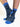 CIRCLE - Chaussettes à Motifs Orbitaux Indigo & Cyan