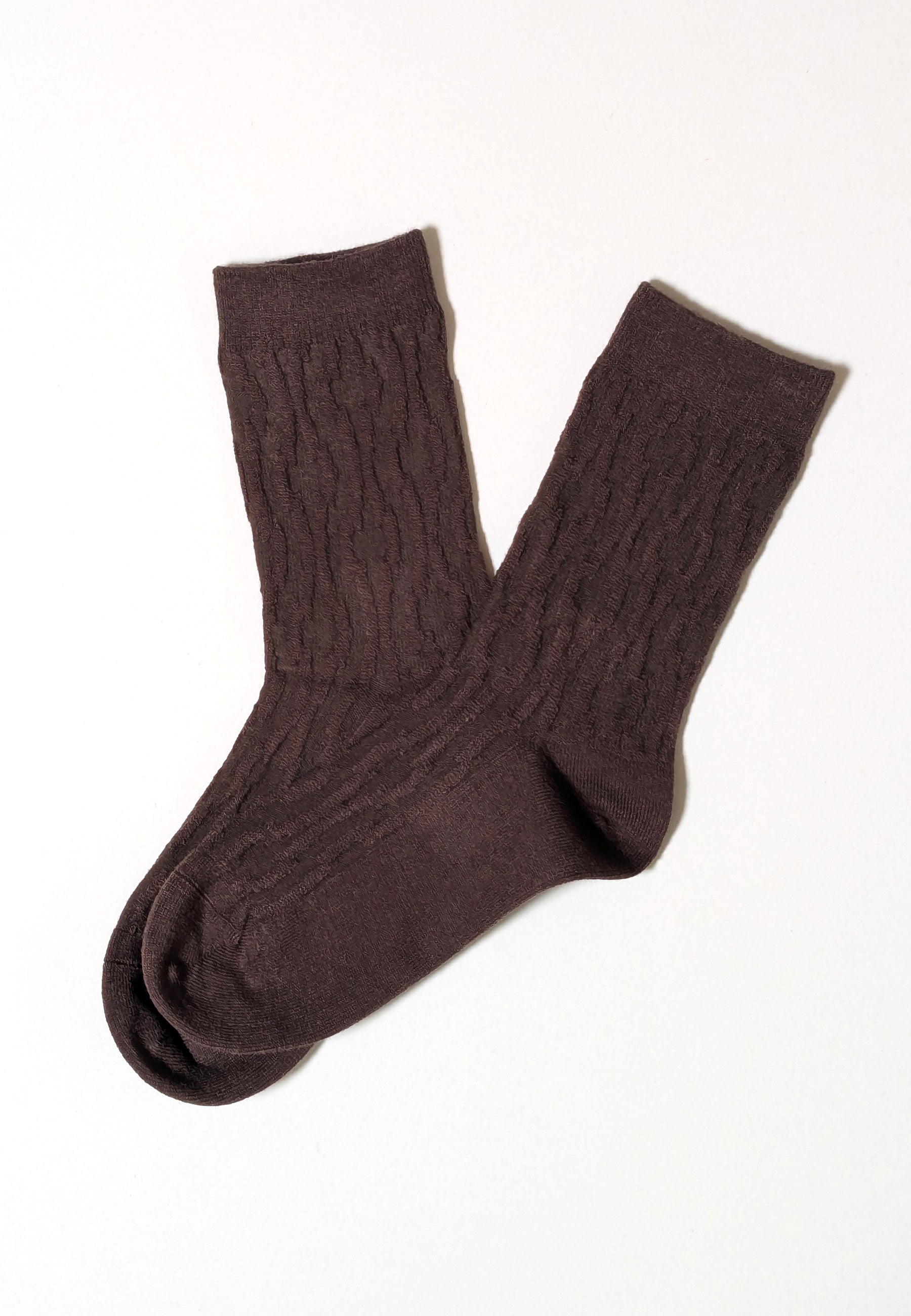CHAUSSETTES MARILOU - MARRON