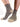 MARGUERITE - Chaussettes à Quadrillage Floral Gris & Prune