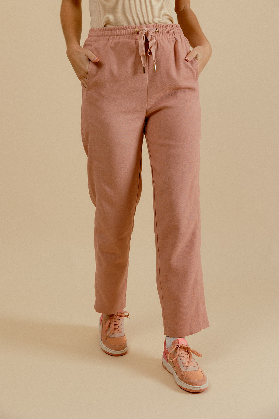 PANTALON SANDRO - ROSE