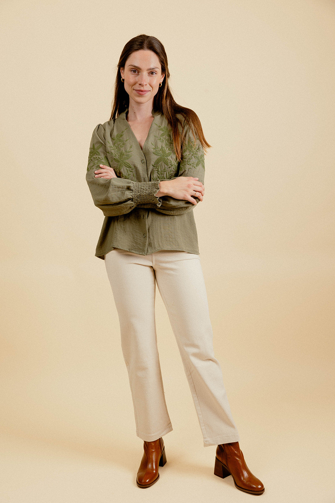 SOIZIC SHIRT - KHAKI