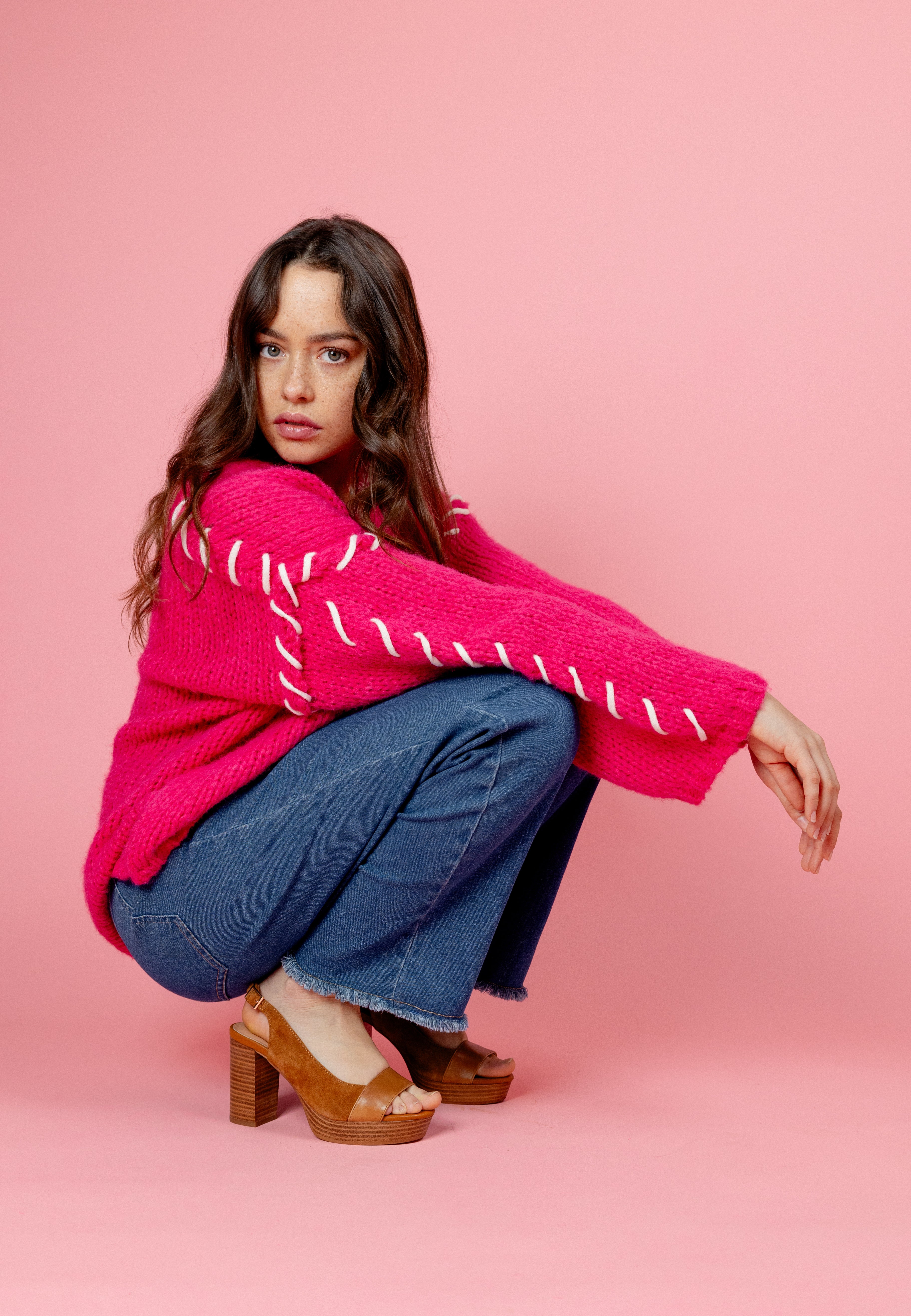 SANDALES À TALONS RICHY - Camel