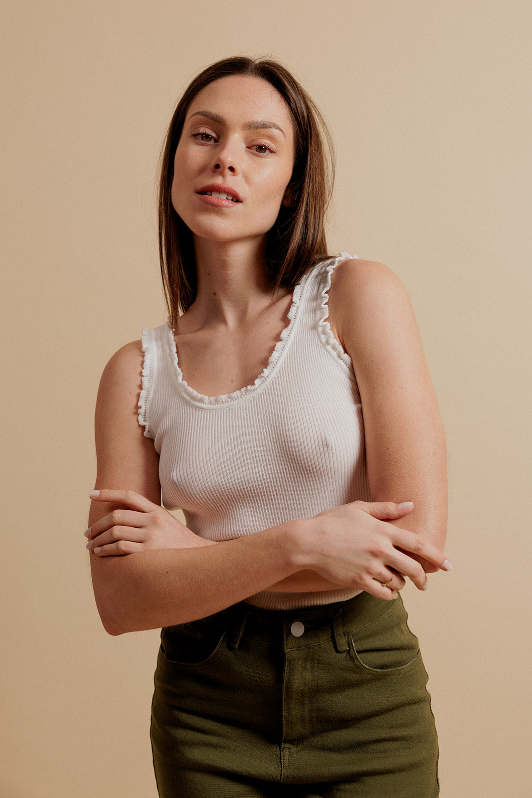 TOM TANK TOP - WHITE