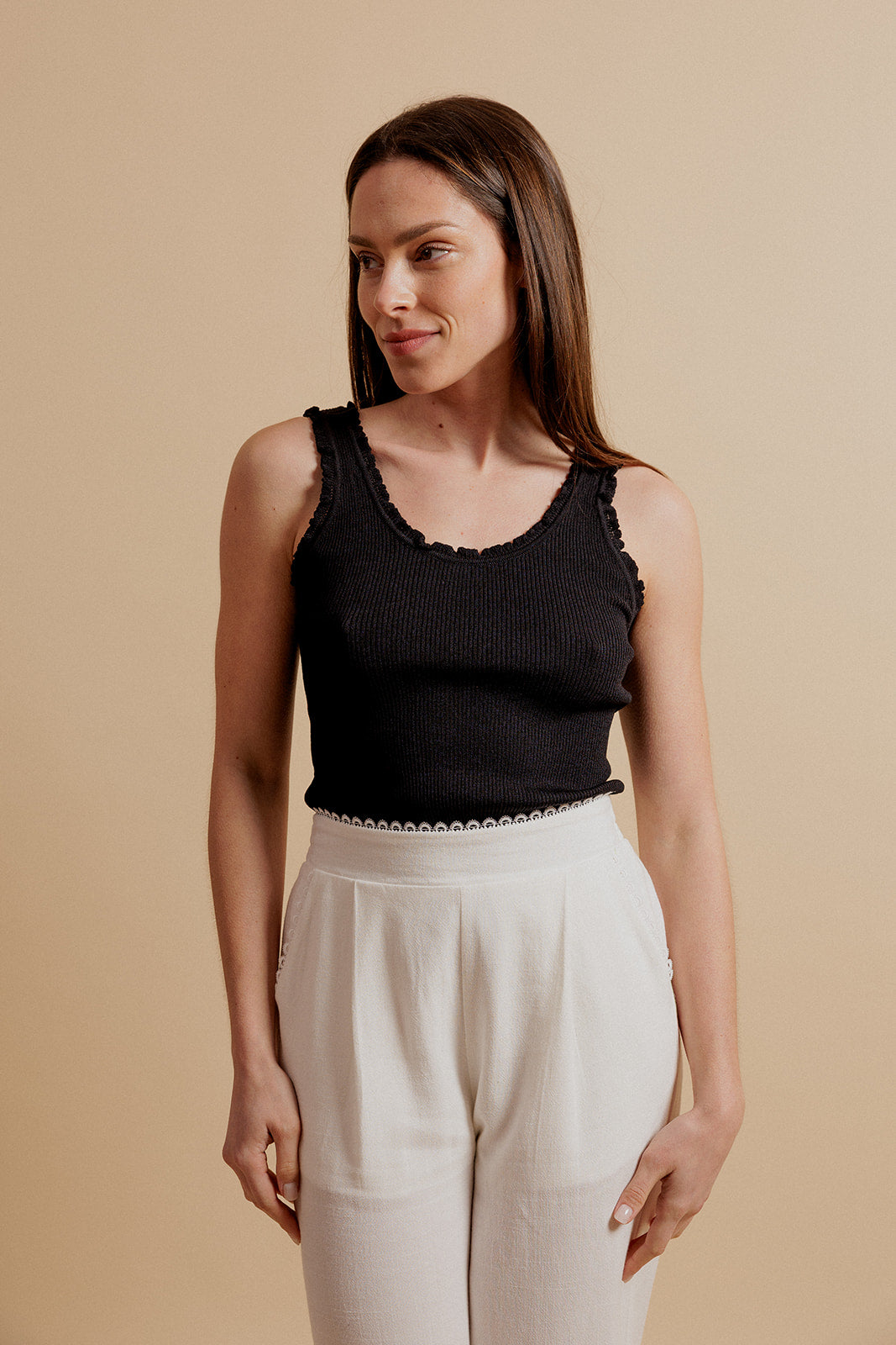 TOM TANK TOP - BLACK