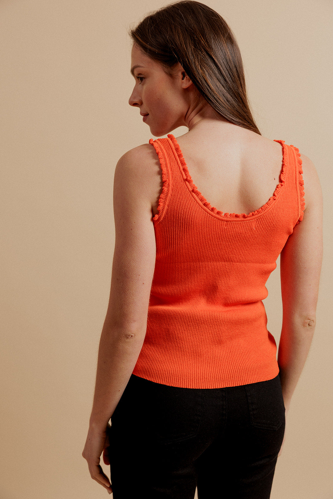 TOM TANK TOP - ORANGE