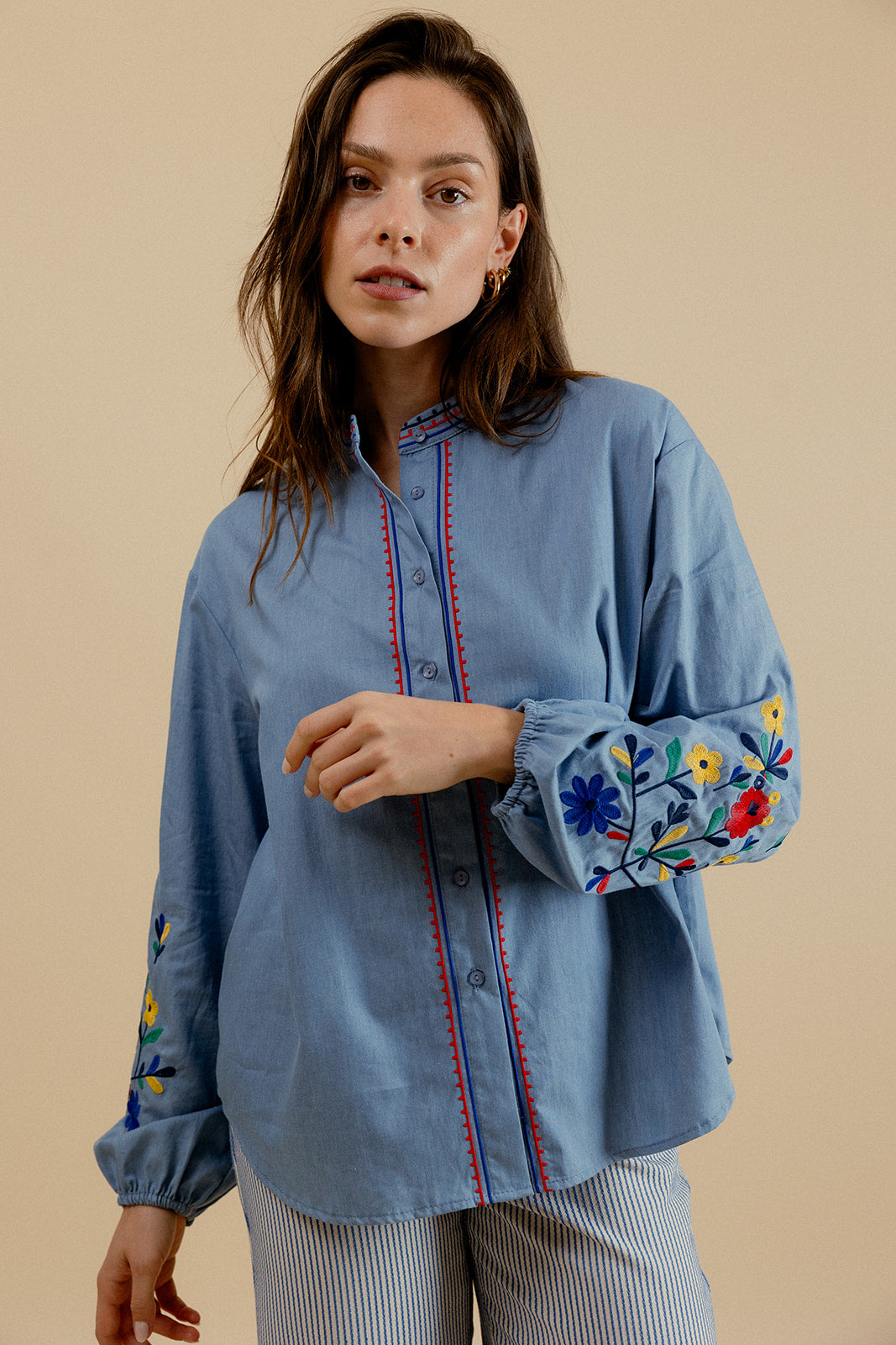 TERESA SHIRT - BLUE