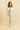 VICKI - Pantalon Balloon Beige à Double Rayures