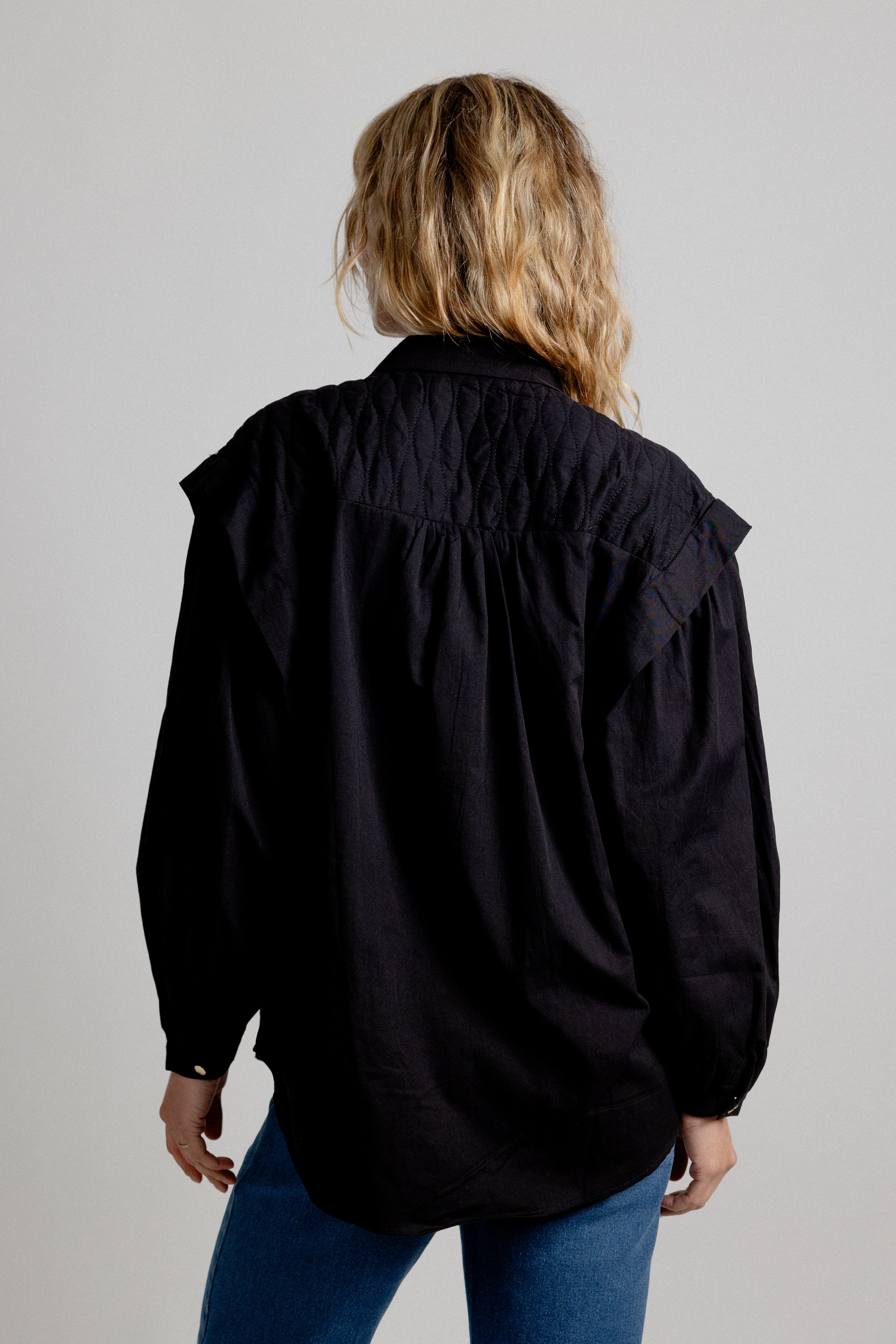 CHEMISE VIOLA - NOIR