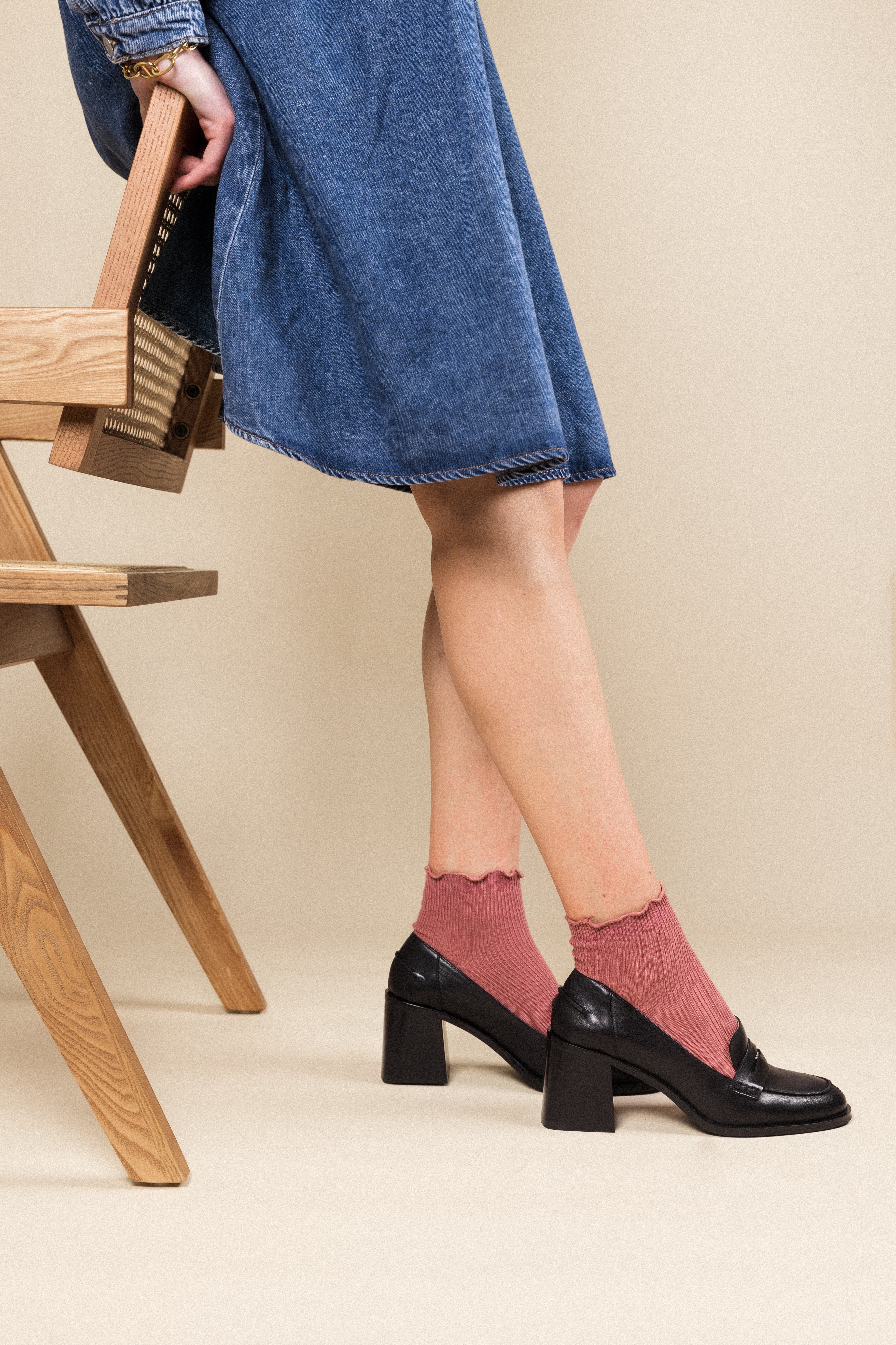 MOCASSINS VIOLETTE - Noir