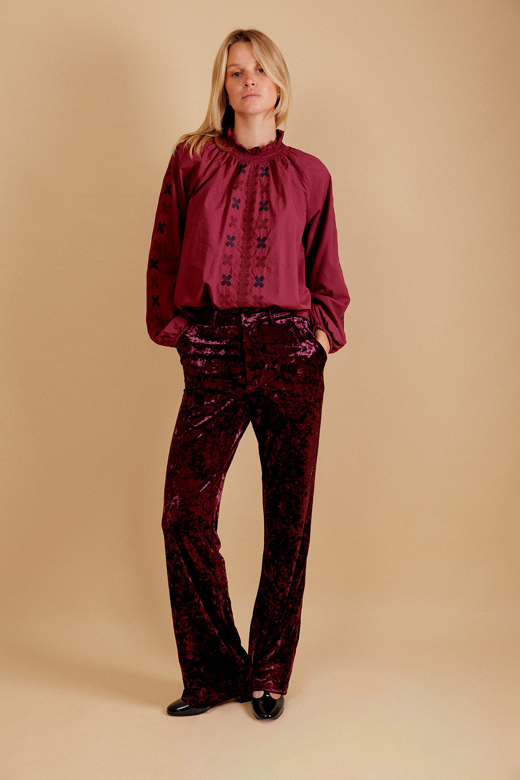 PANTALON THÉNAIS - BORDEAUX