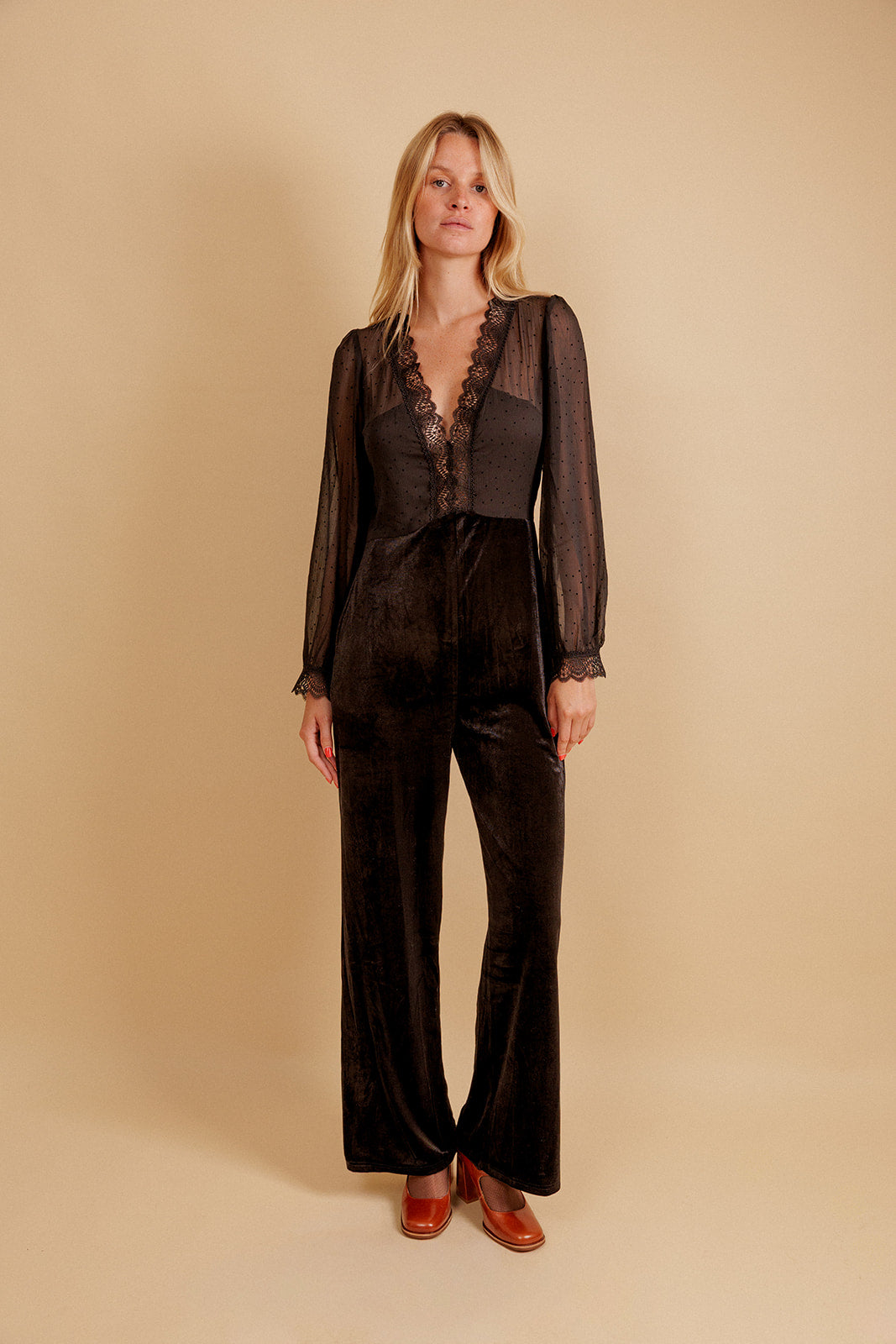 COMBINAISON ANÉMONE - NOIR