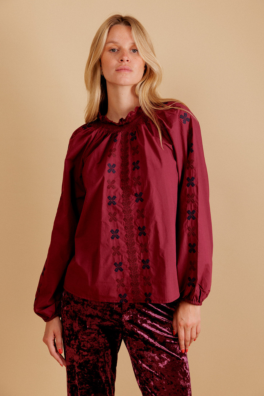 CHEMISE AMARANTE - BORDEAUX