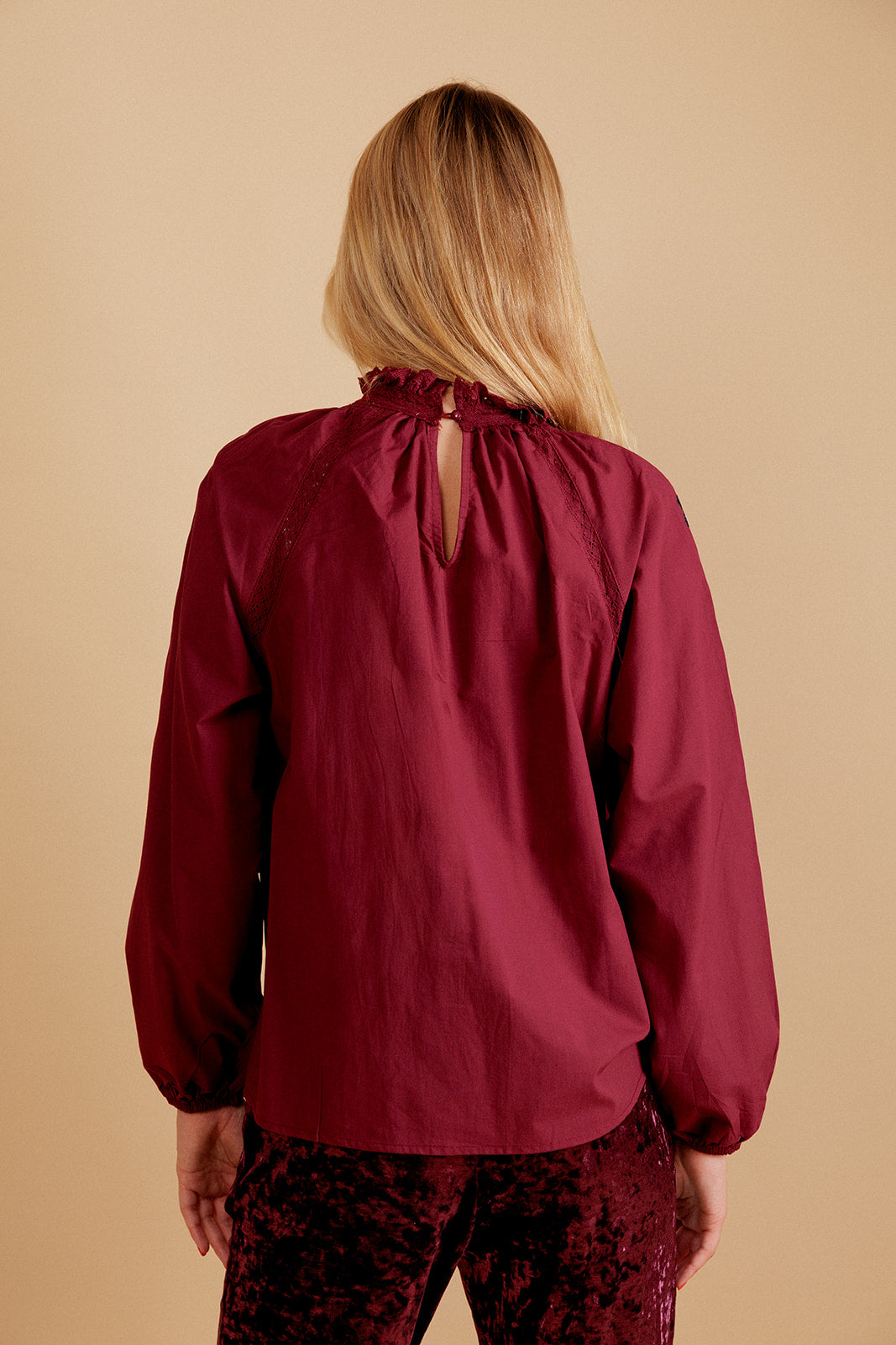 CHEMISE AMARANTE - BORDEAUX