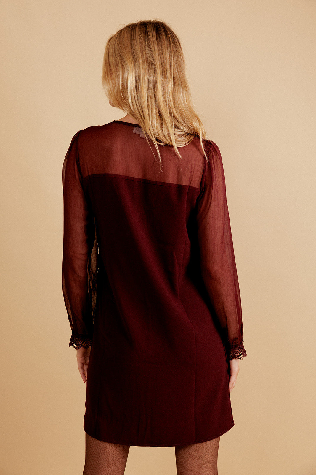 ROBE SÉRAPHINE - BORDEAUX