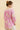 VIOLETTA - Chemise Rose à Motif Floral Brodé