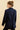 SANDY - Blazer Uni Marine à Fente