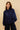 CARLOTA – Chemise Unie Marine avec Col Français