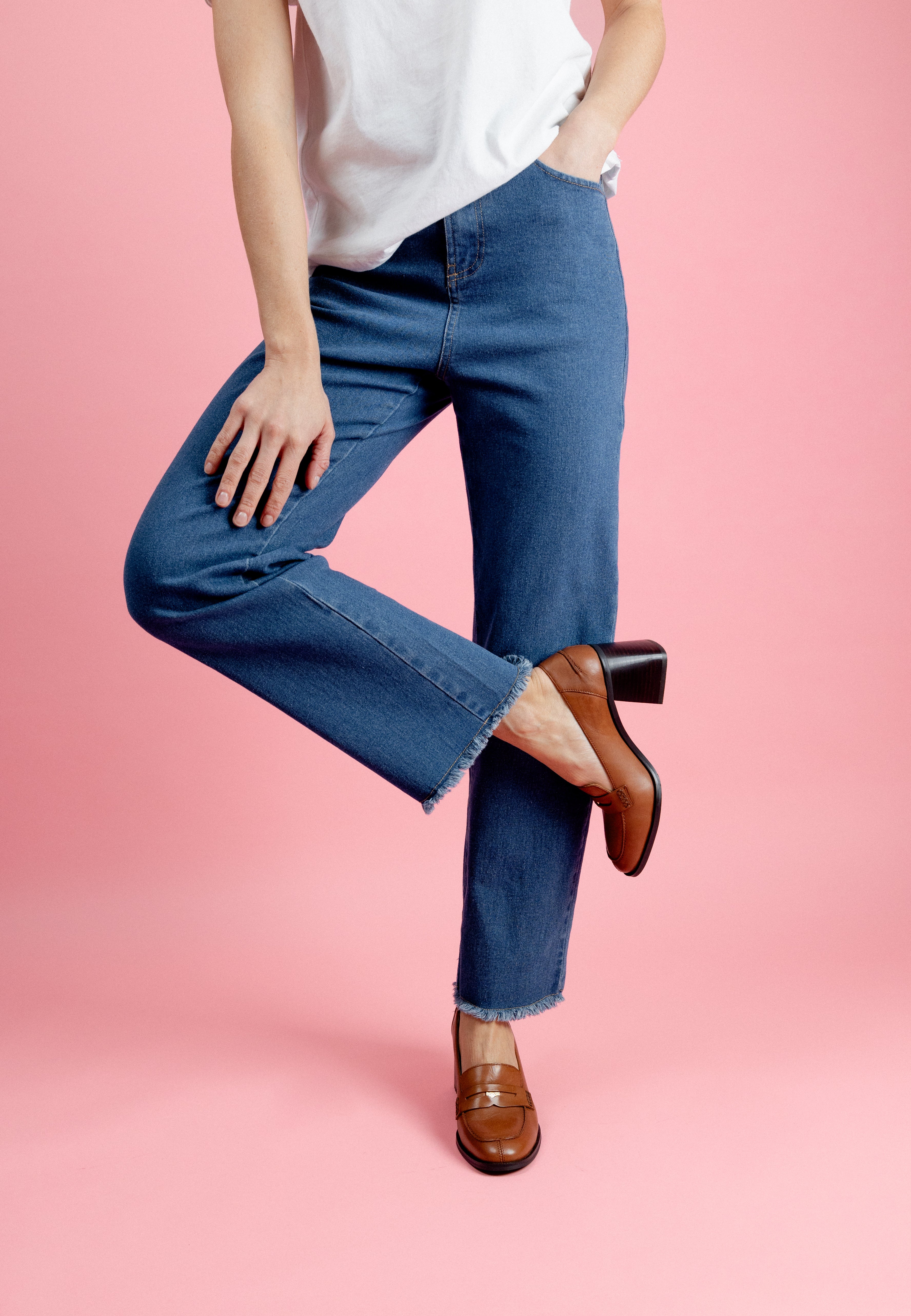 MOCASSINS VIOLETTE - Cognac