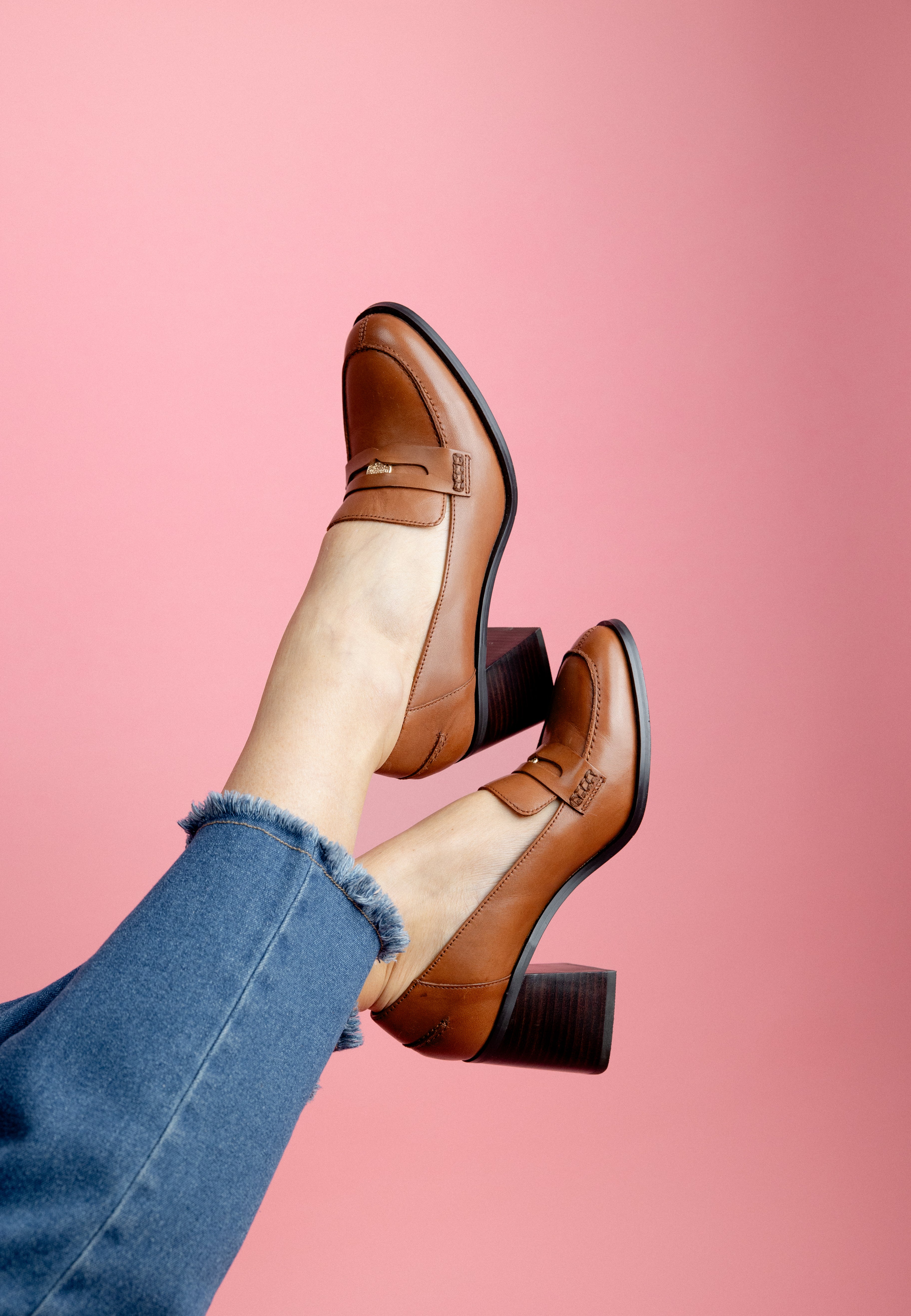 MOCASSINS VIOLETTE - Cognac