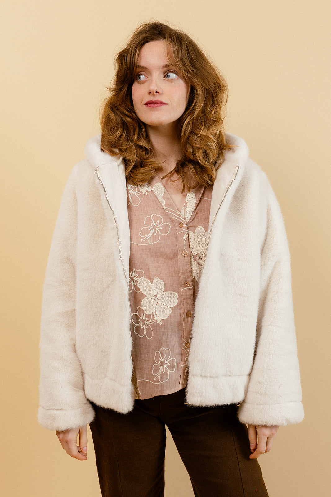 MANTEAU ESTHER - ÉCRU