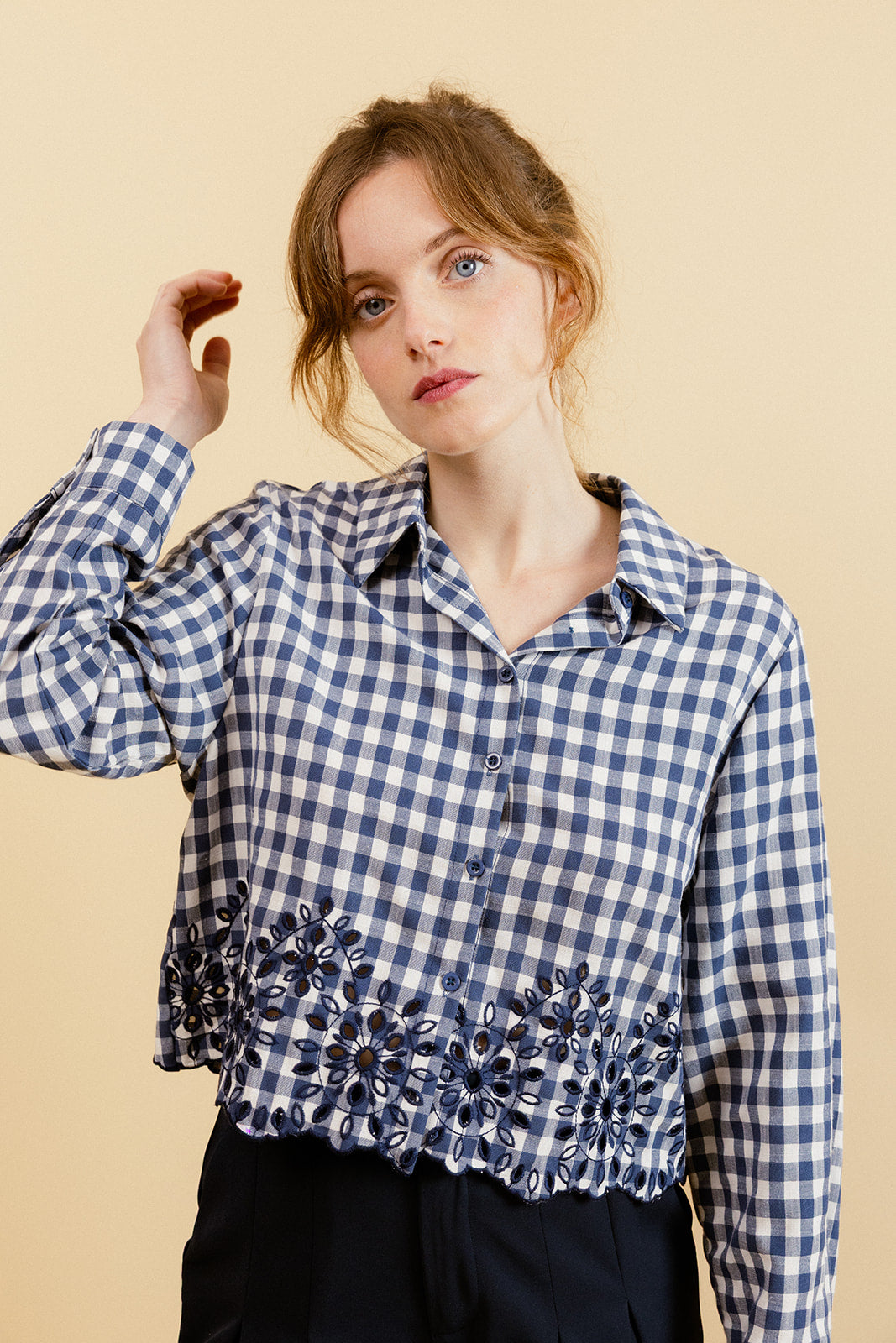 CHEMISE LAURINE - MARINE