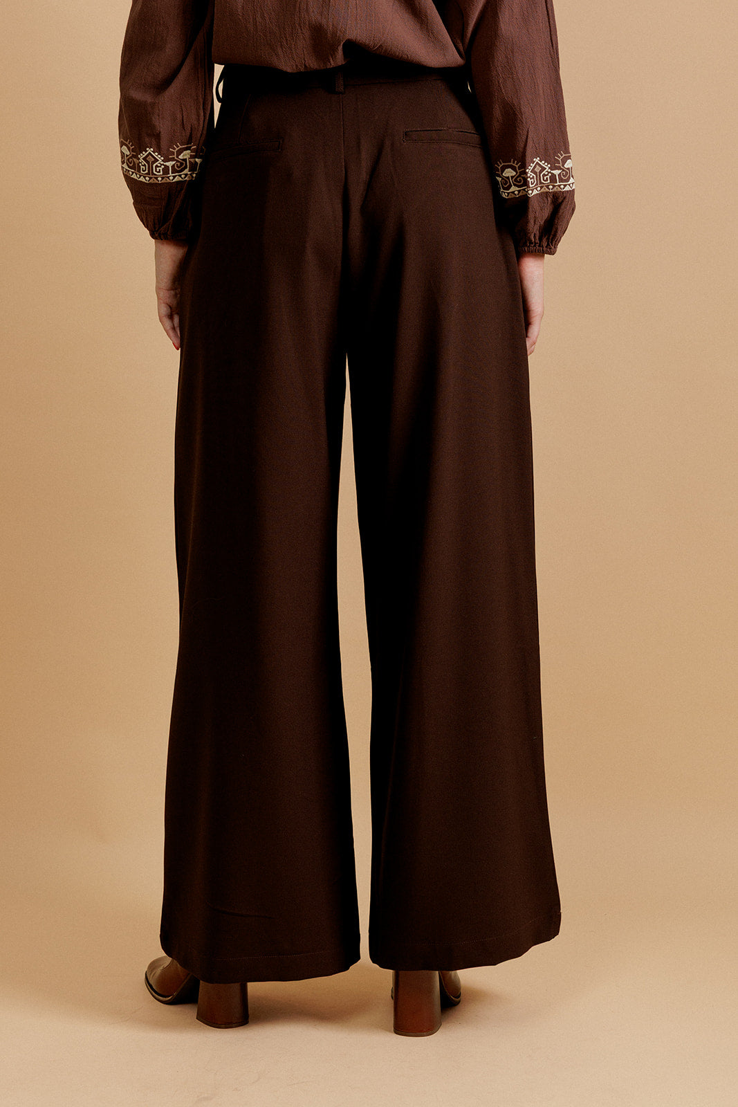 PANTALON ELOWEN - MARRON