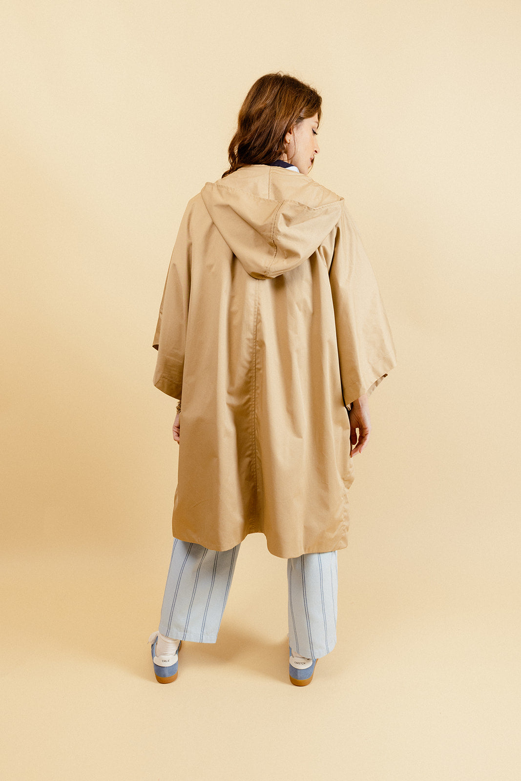 ELEANOR - Trench Poncho Oversize Beige