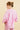 ÉLIA - Chemise Unie Rose Femme Col V