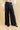 SOLÉA – Pantalon Uni Marine à Jambes Larges